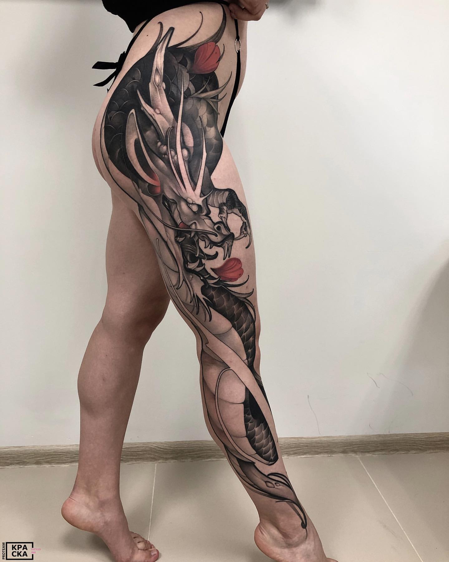 Leg Tattoos for Women 4