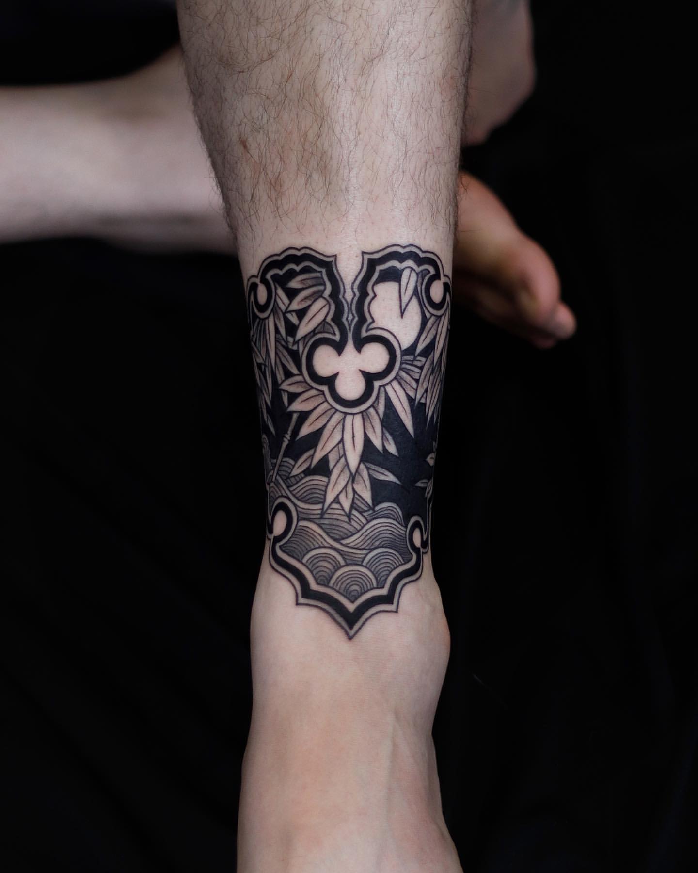 Ankle Tattoos for Men 8
