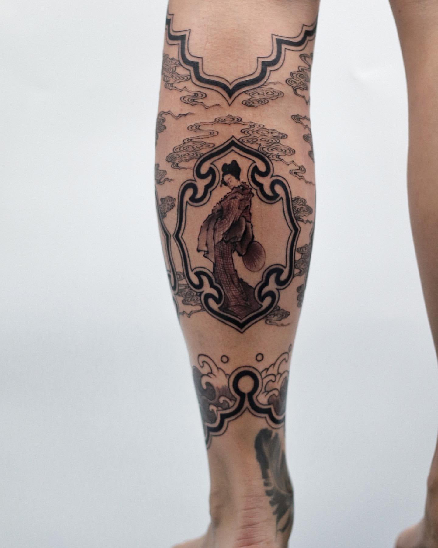 Filler/ back of calf tattoo : r/TattooDesigns