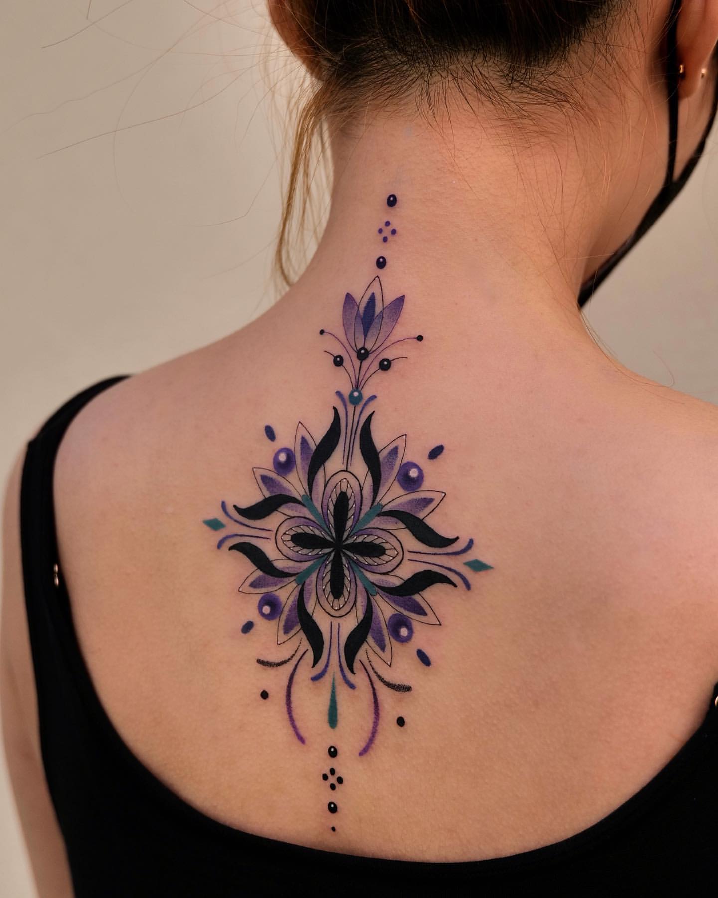 Spine Tattoos for Women 8