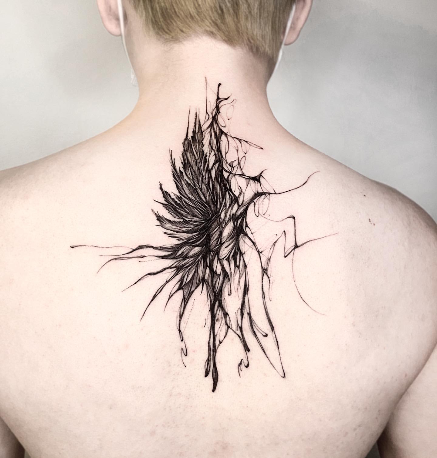 Spine Tattoos for Men 10