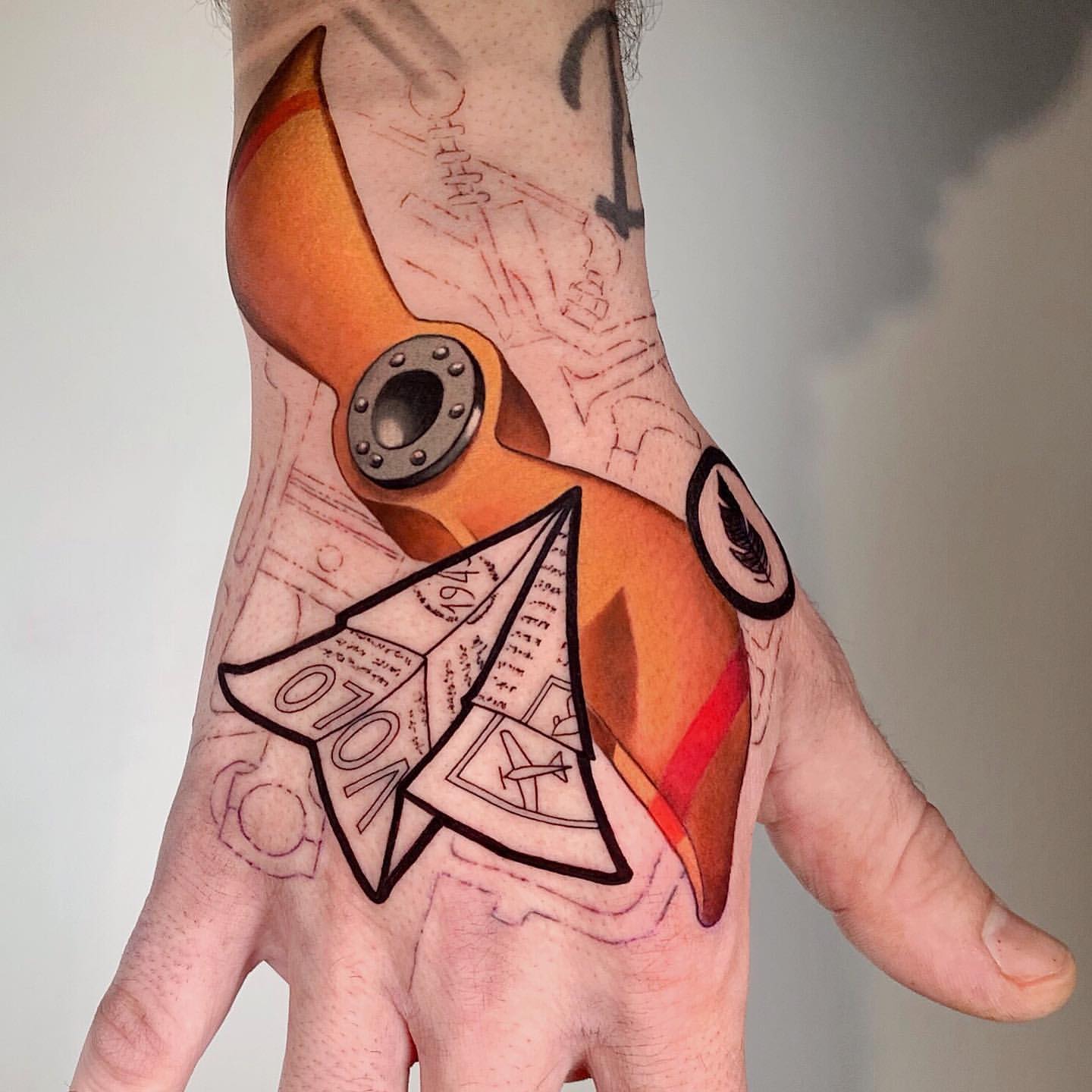 Hand Tattoos for Men 12