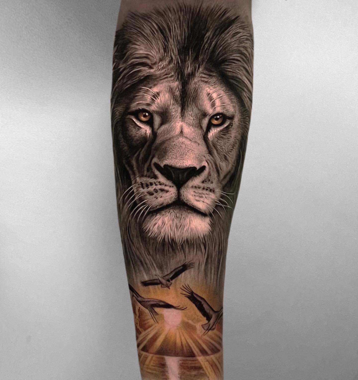 Lion Tattoos for Men 11
