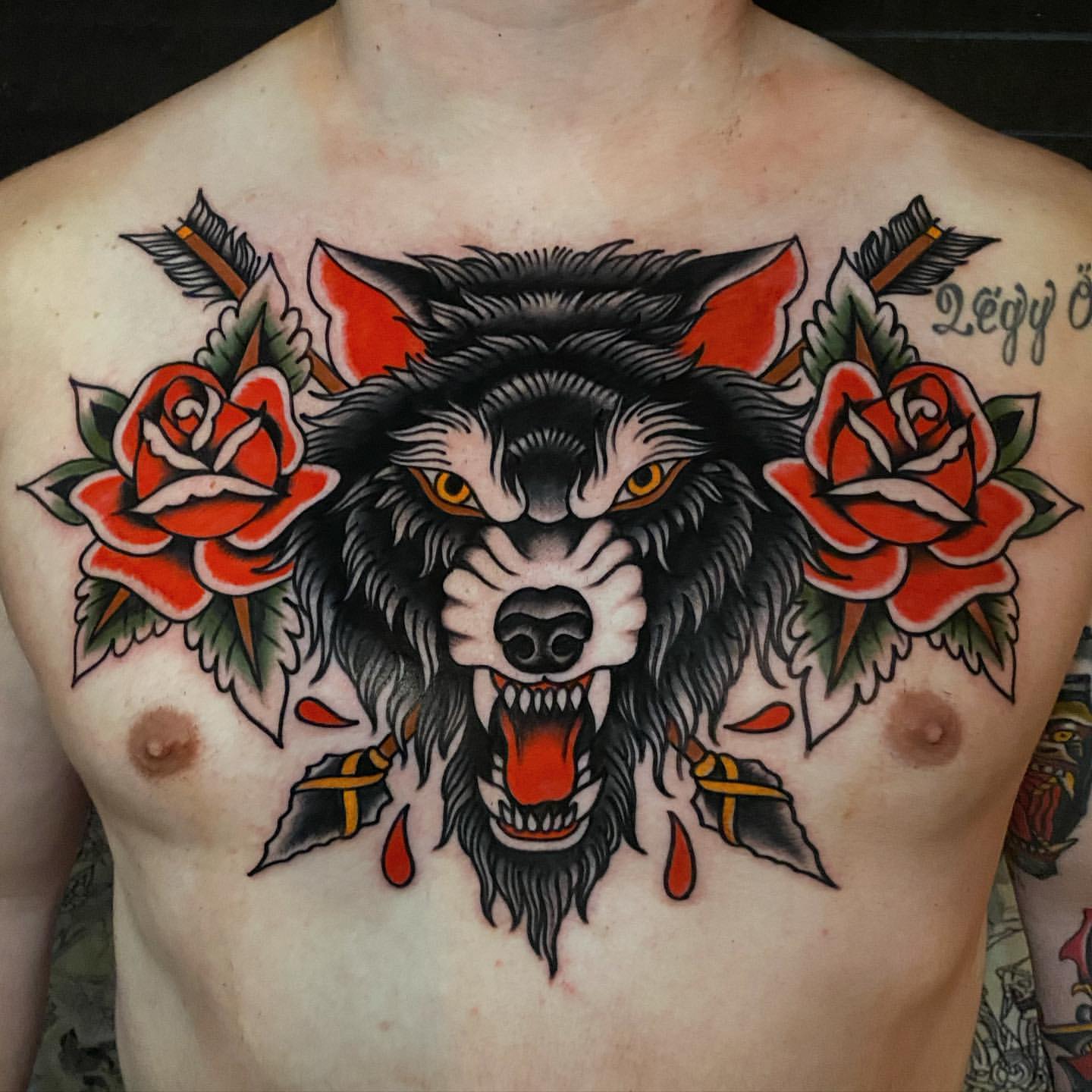 Wolf Tattoos for Men 11