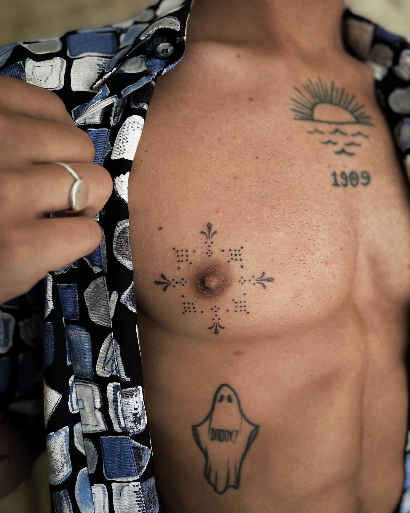Small Chest Tattoos for Men 12