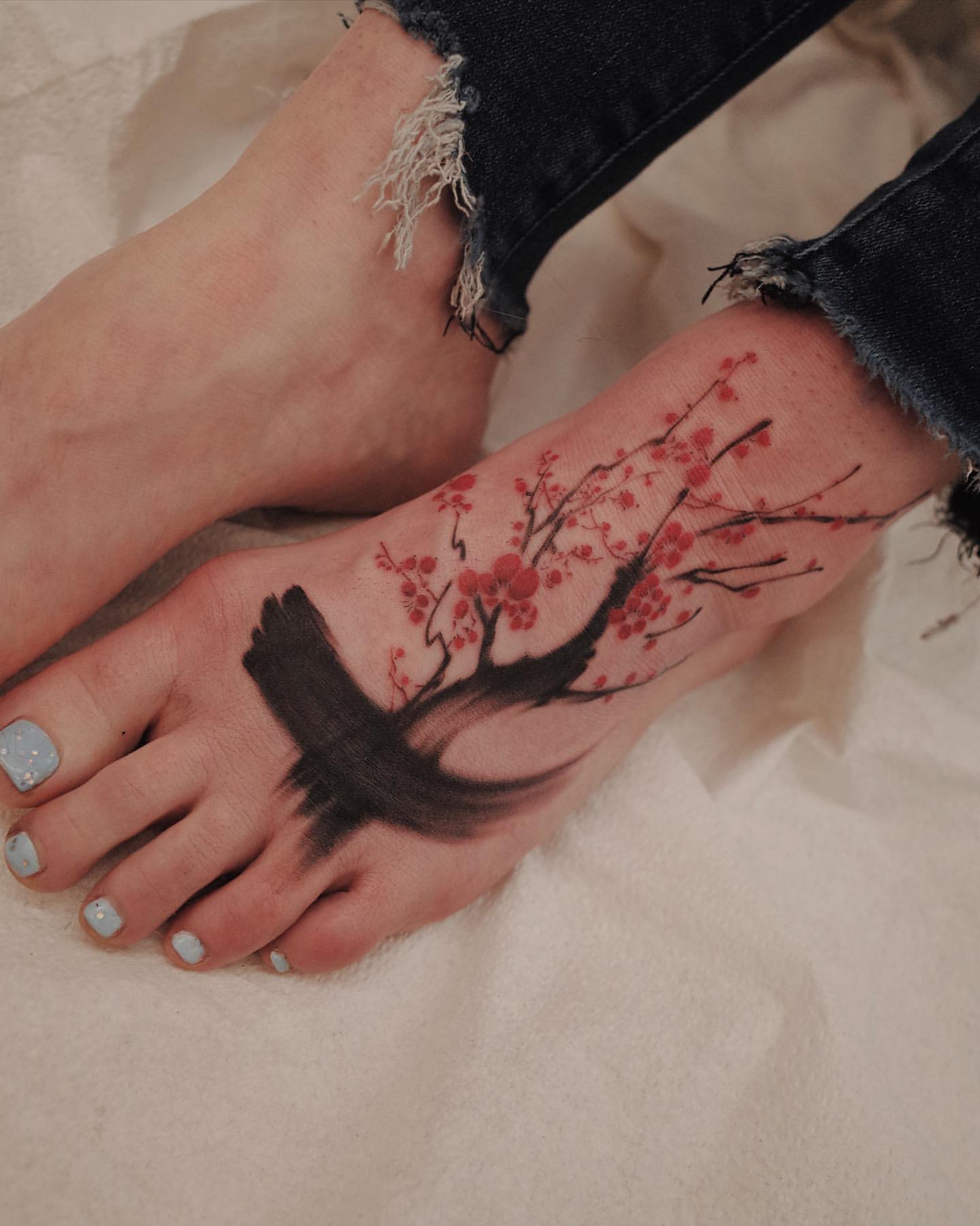 Foot Tattoos for Women 13