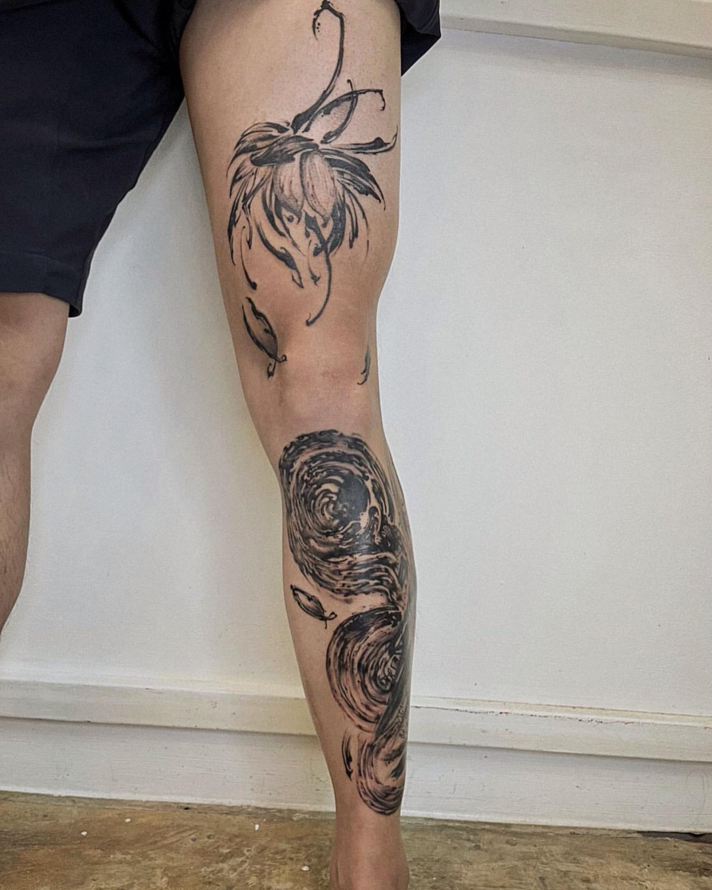 Leg Tattoos for Men 5