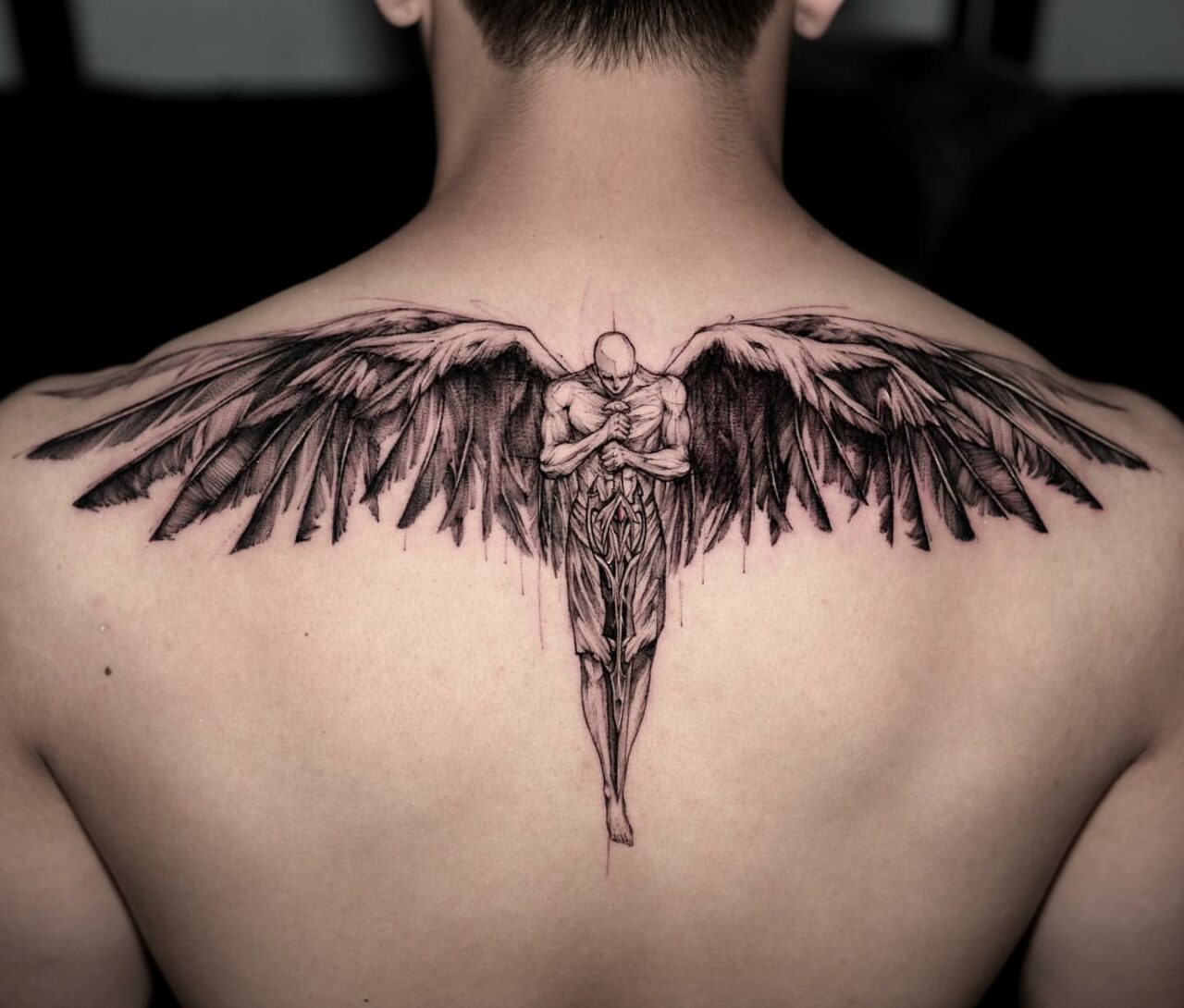 32 Meaningful Angel Tattoos for Men in 2023