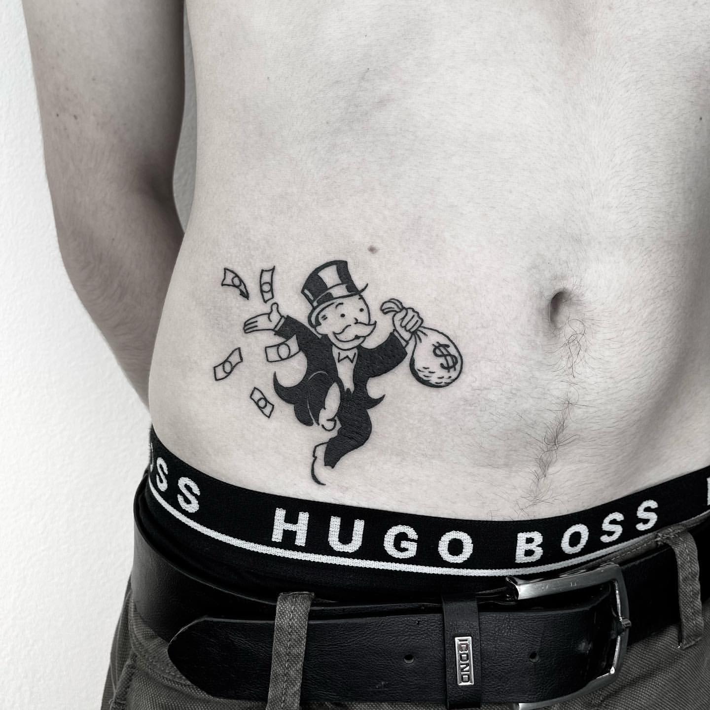 Stomach Tattoos for Men 15