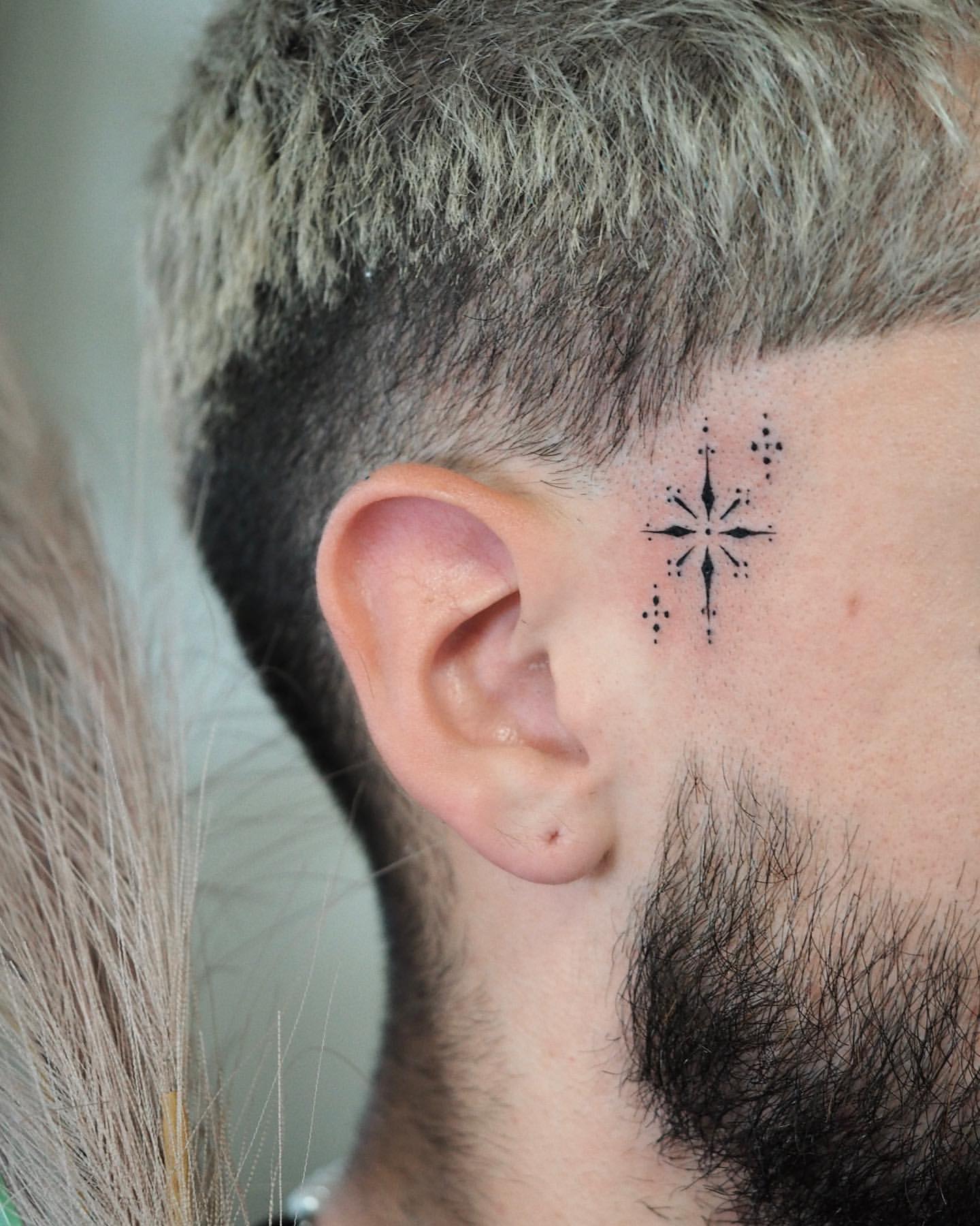 Face Tattoos for Men 7