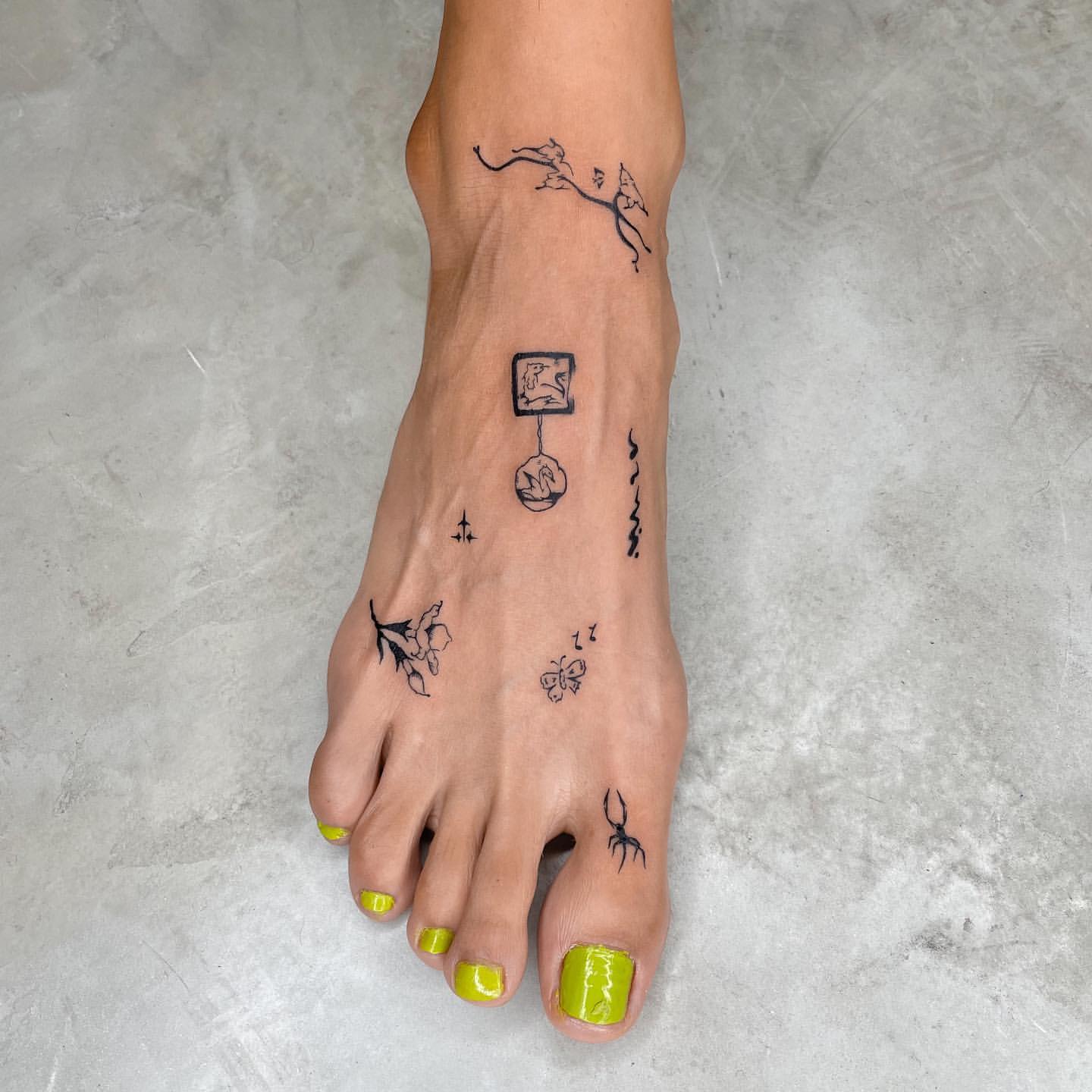 Foot Tattoos for Women 19
