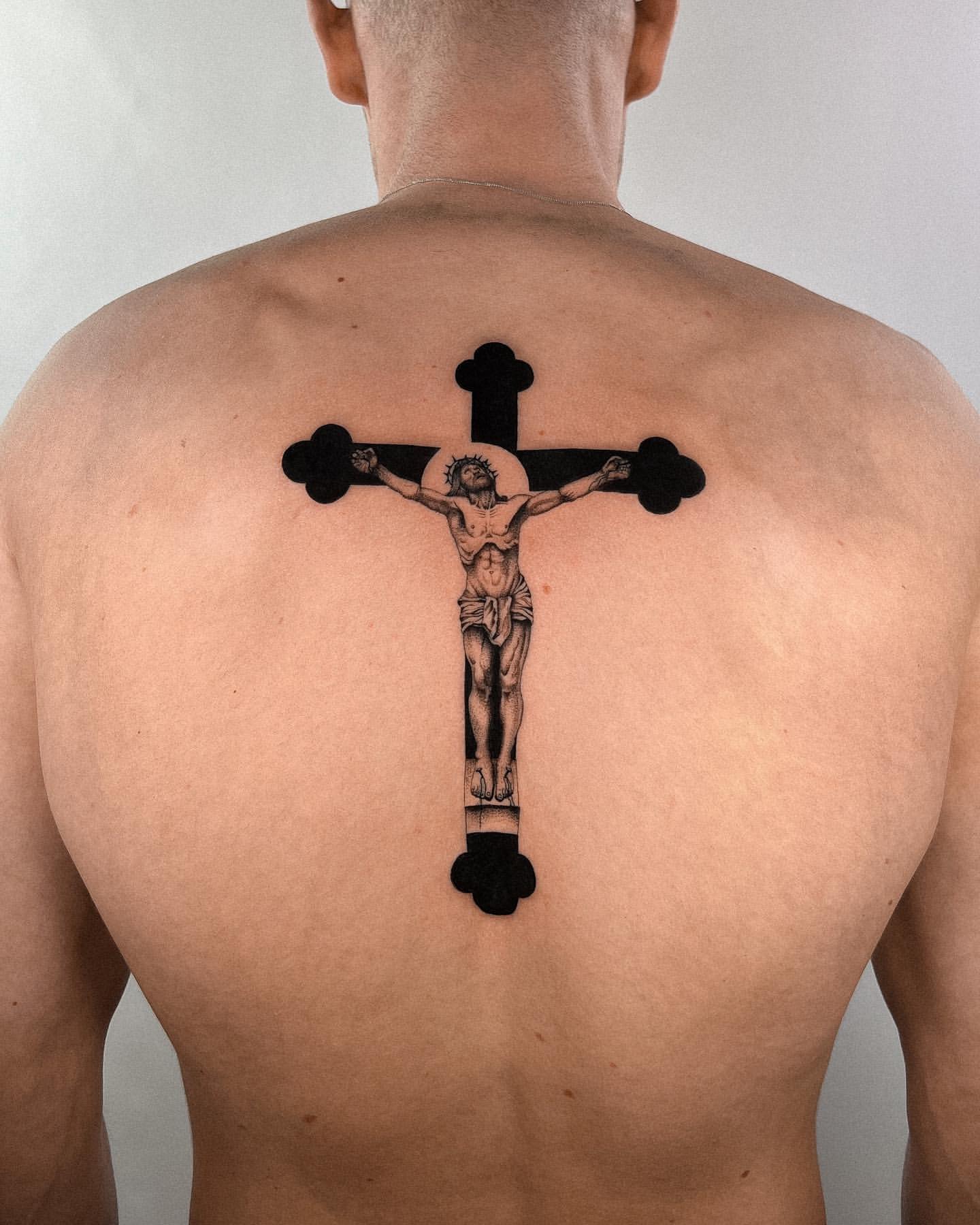Spine Tattoos for Men 11