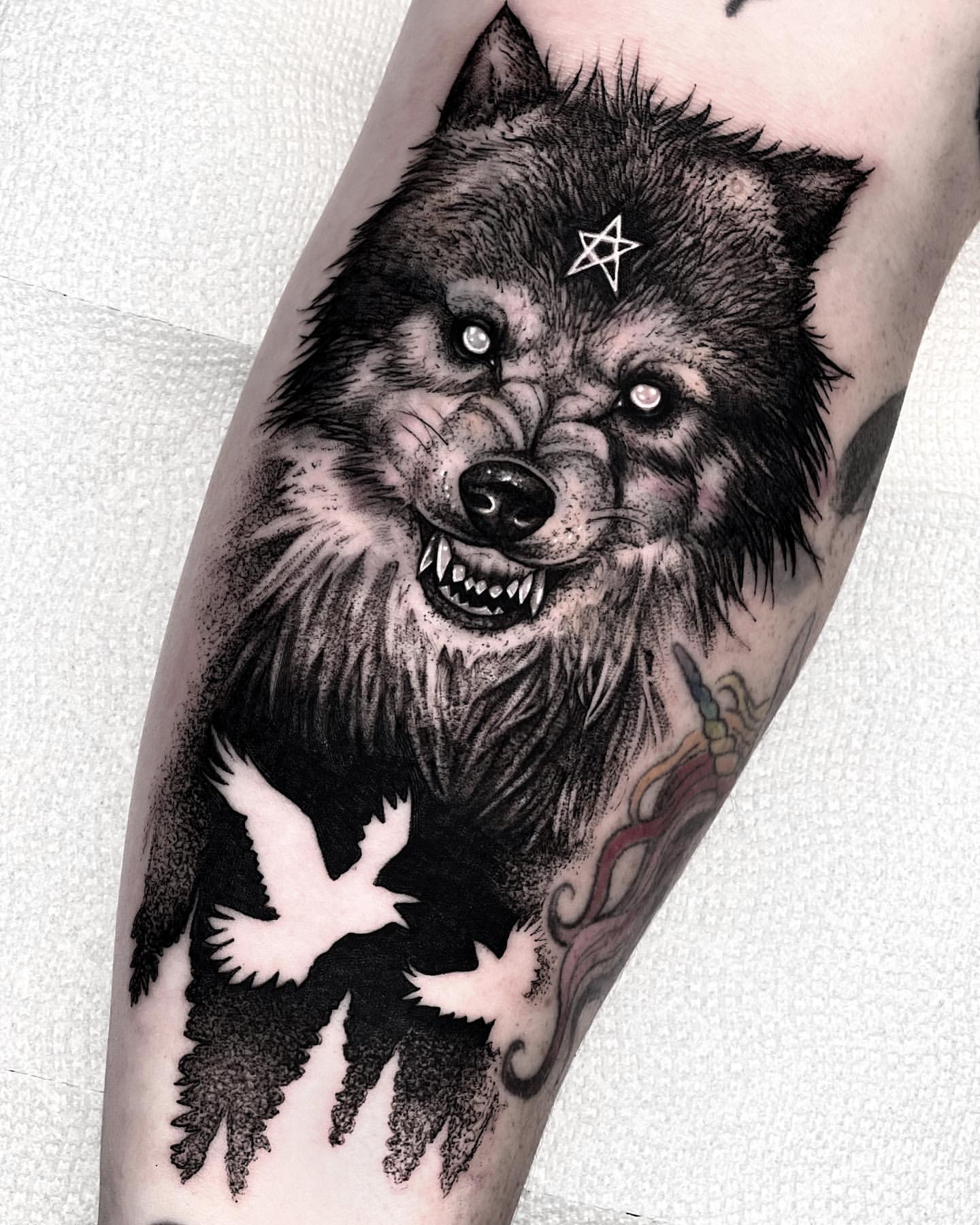 Wolf Tattoos for Men 12
