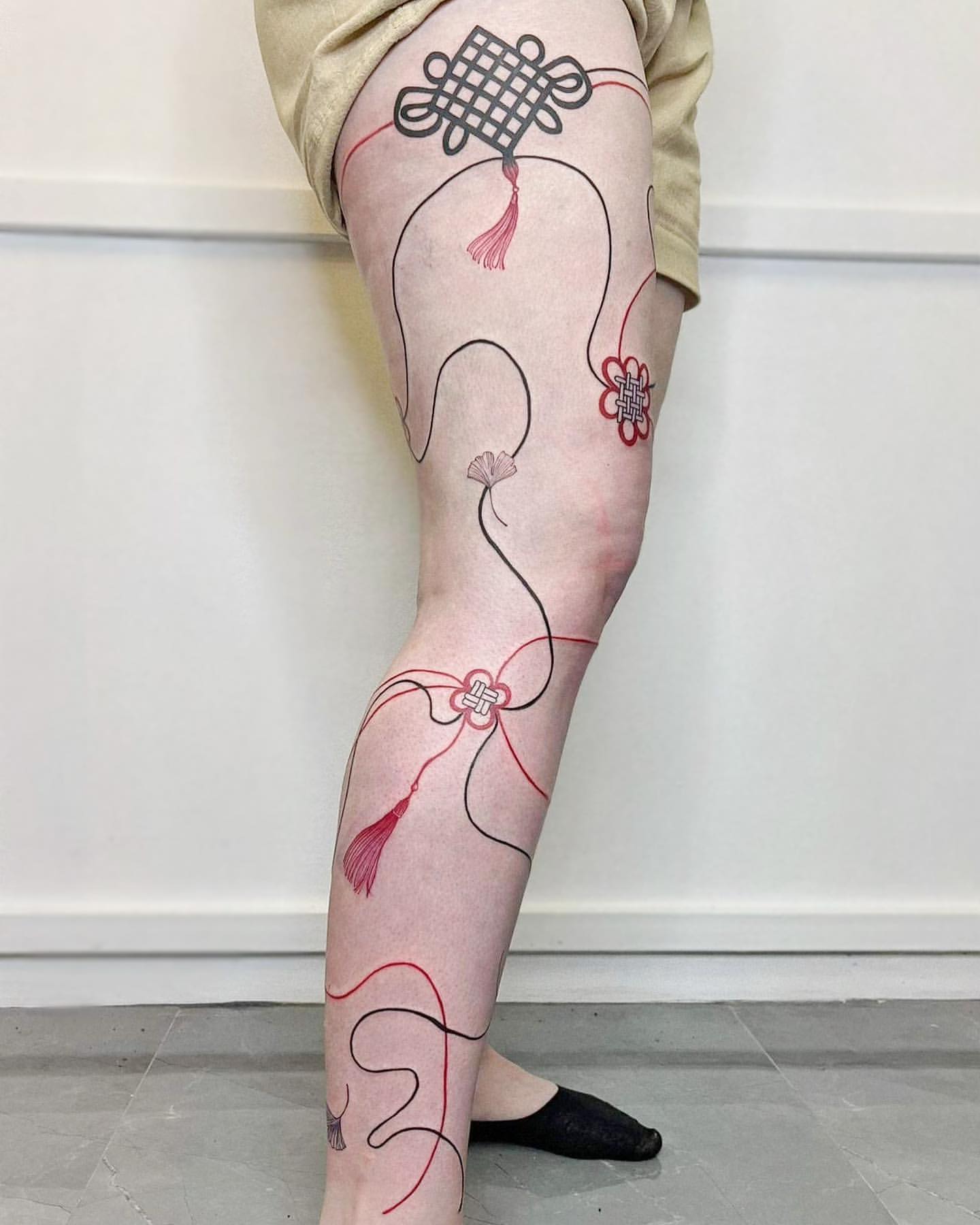 Leg Tattoos for Women 11