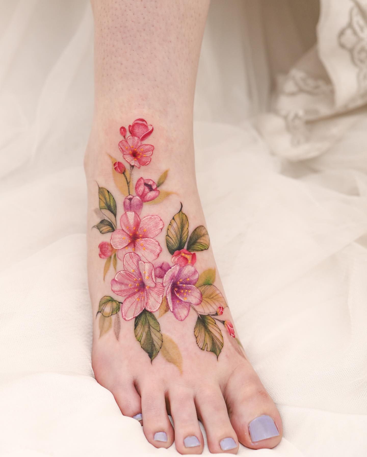 Foot Tattoos for Women 21