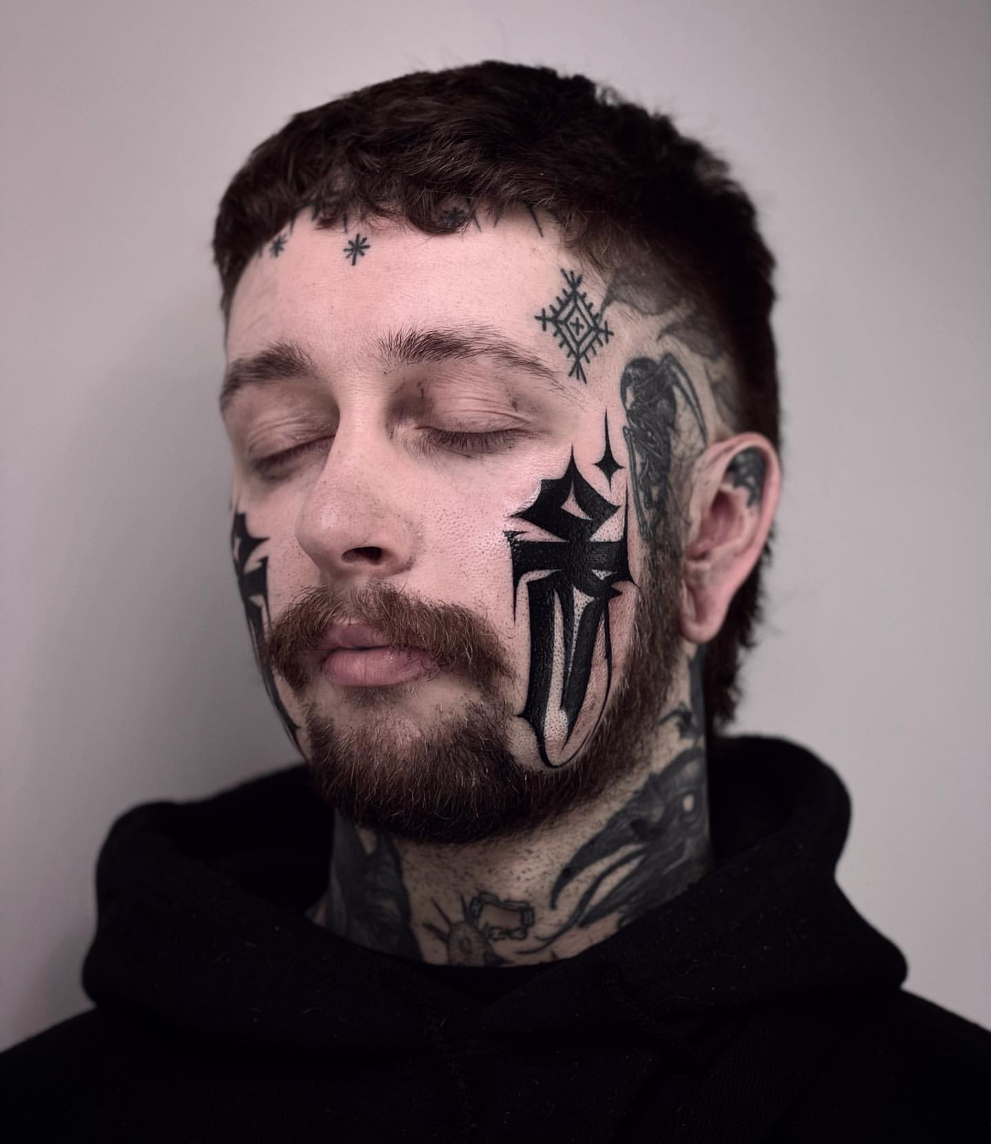 Face Tattoos for Men 11