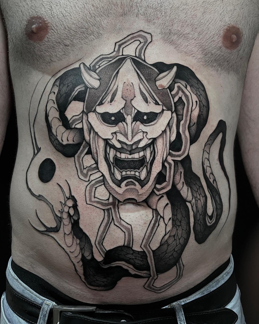 Stomach Tattoos for Men 26