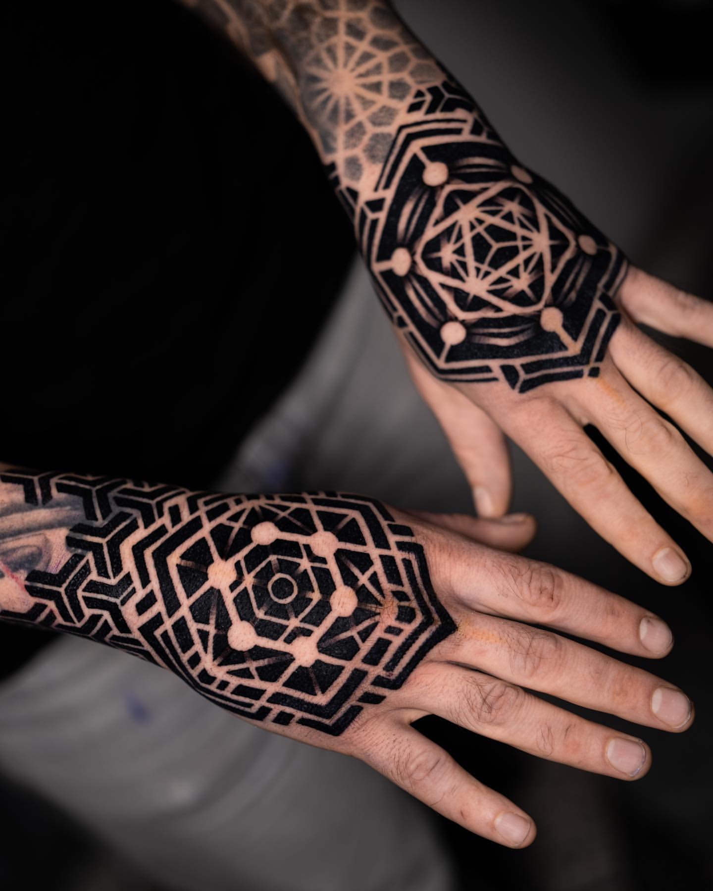 Geometric tattoo by Joby Cummings: TattooNOW