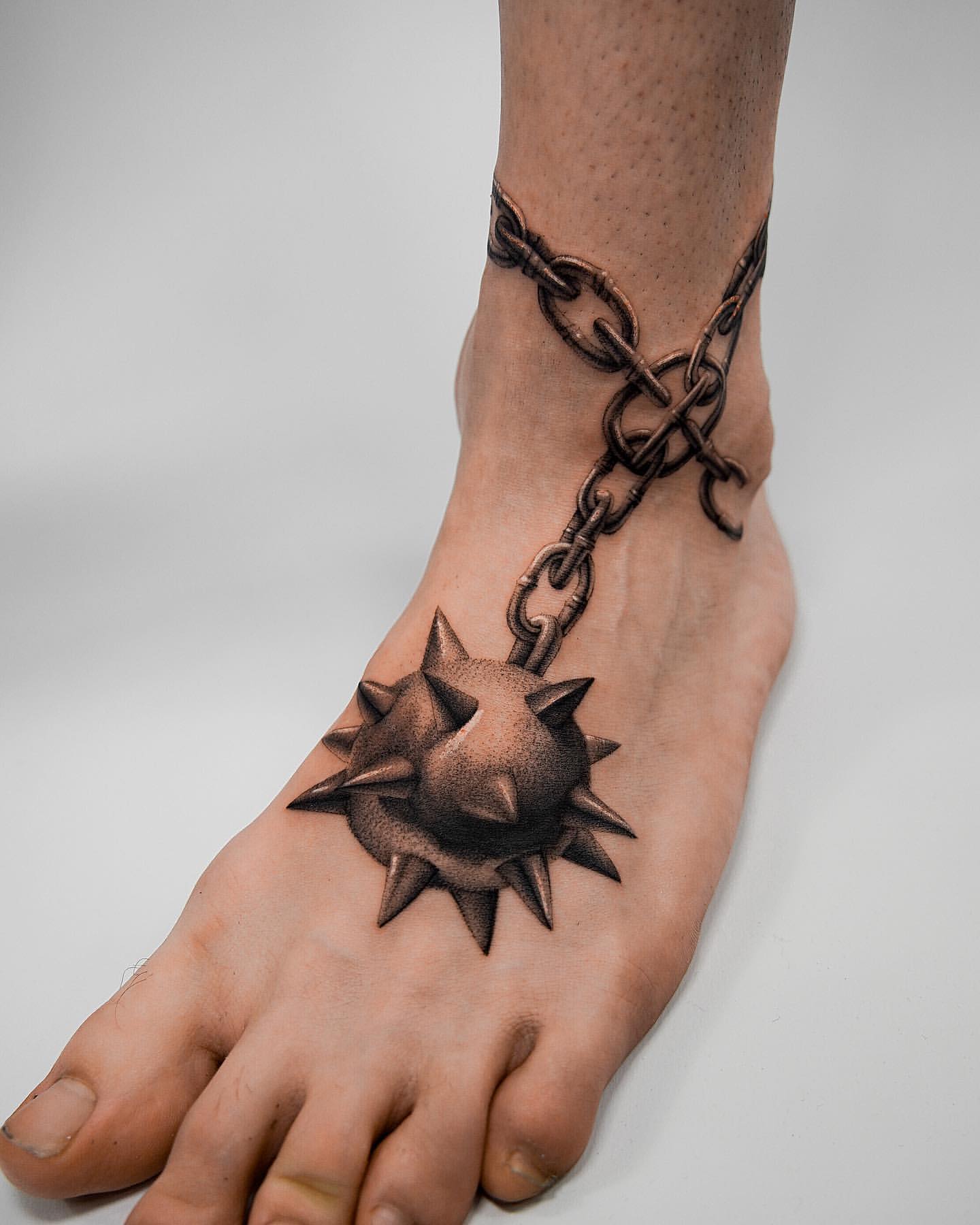Ankle Tattoos for Men 15