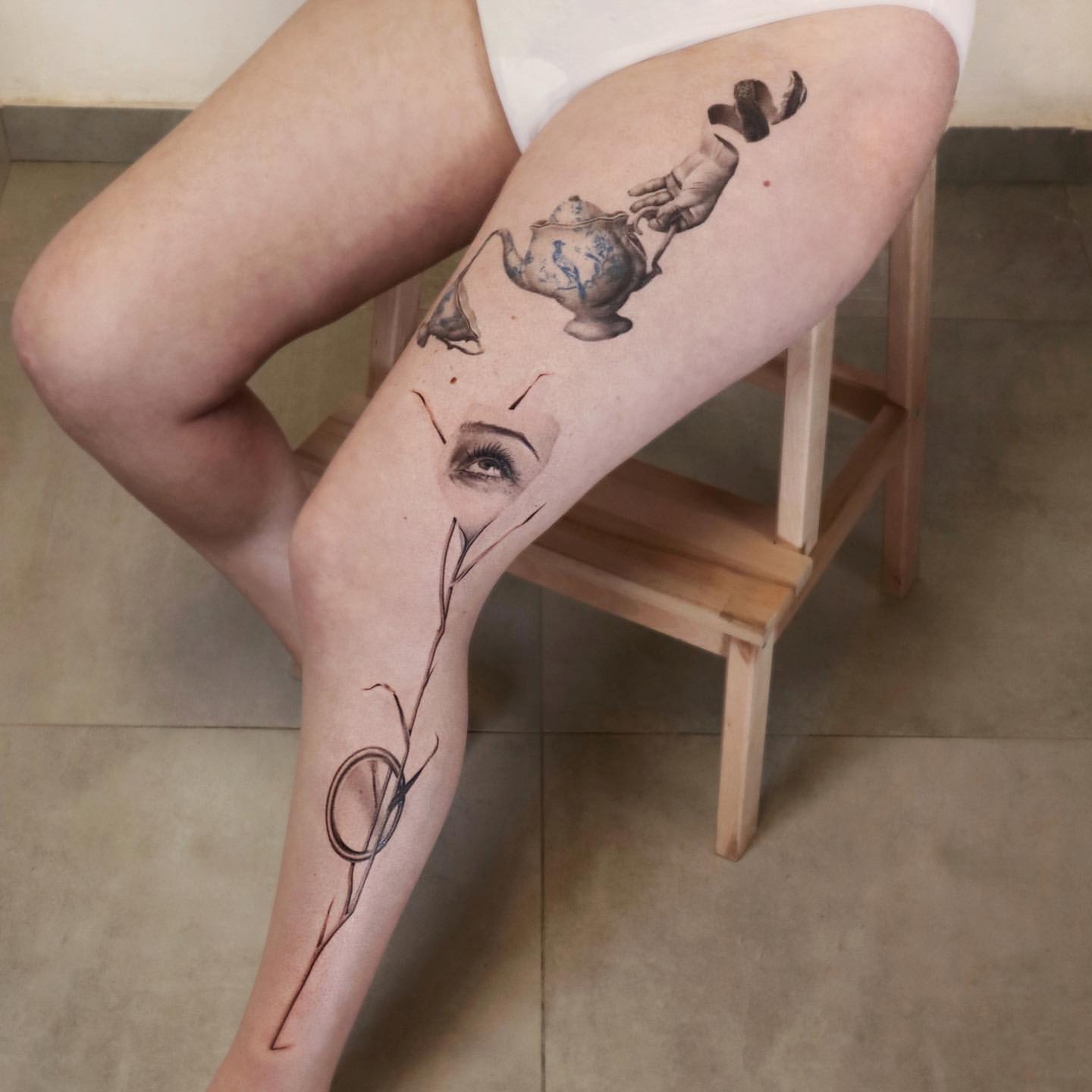 Leg Tattoos for Women 15