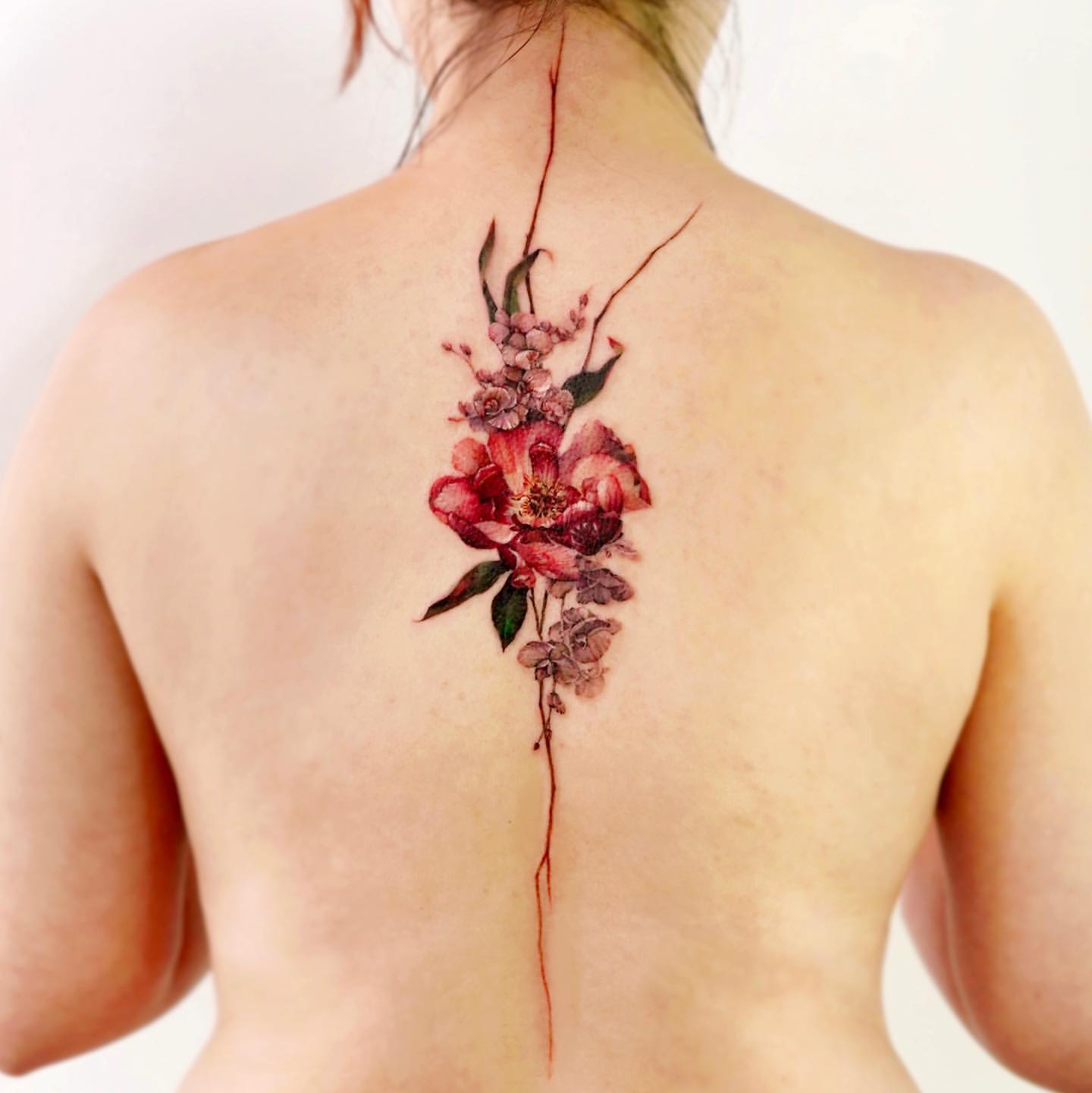 Spine Tattoos for Women 26