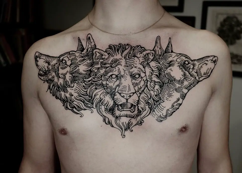 Lion Tattoos for Men 16