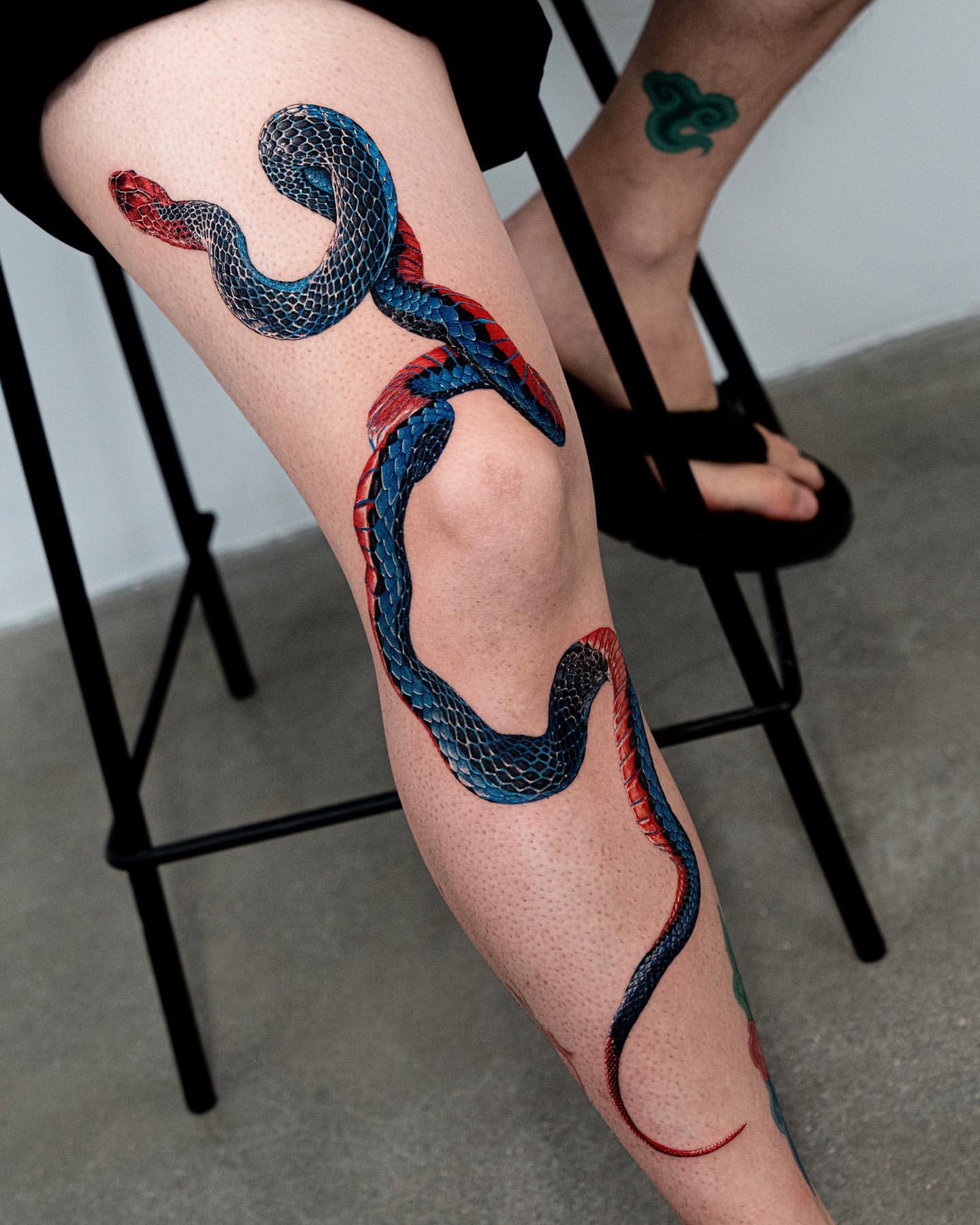 Leg Tattoos for Men 14