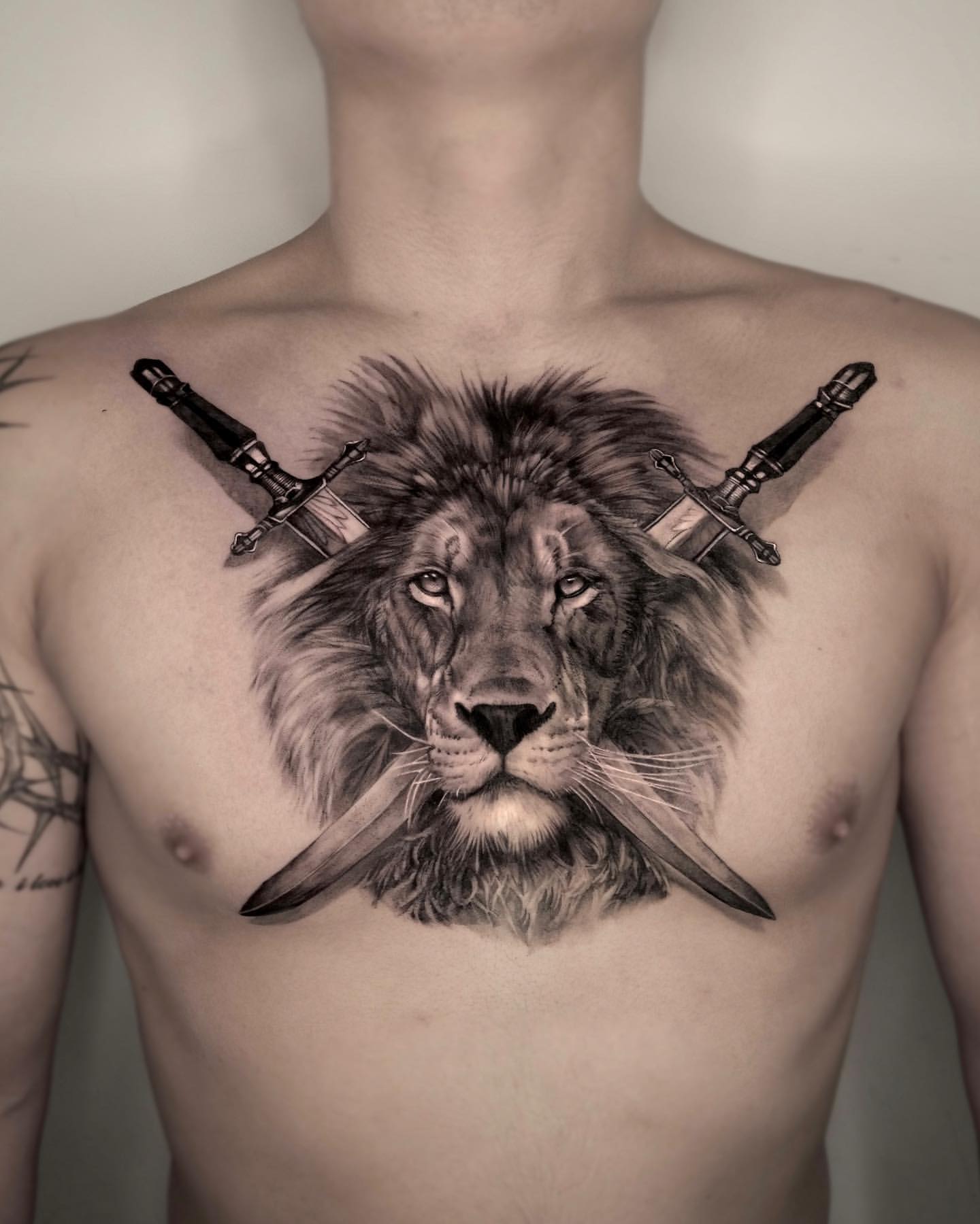 Art on Tumblr: Amazing artist Boby Tattoo @boby_tattoo awesome nature lion  arm tattoo!