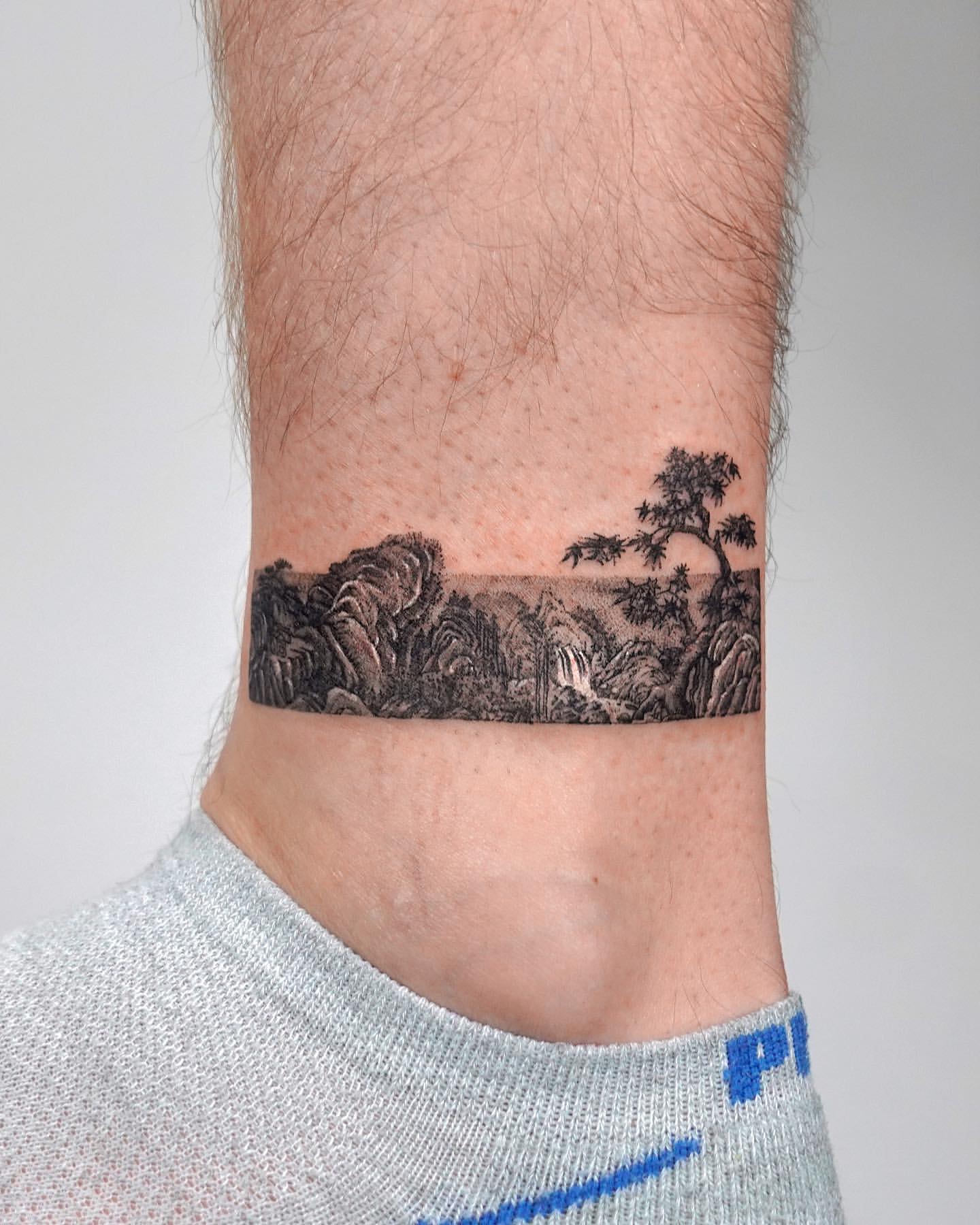 Ankle Tattoos for Men 18