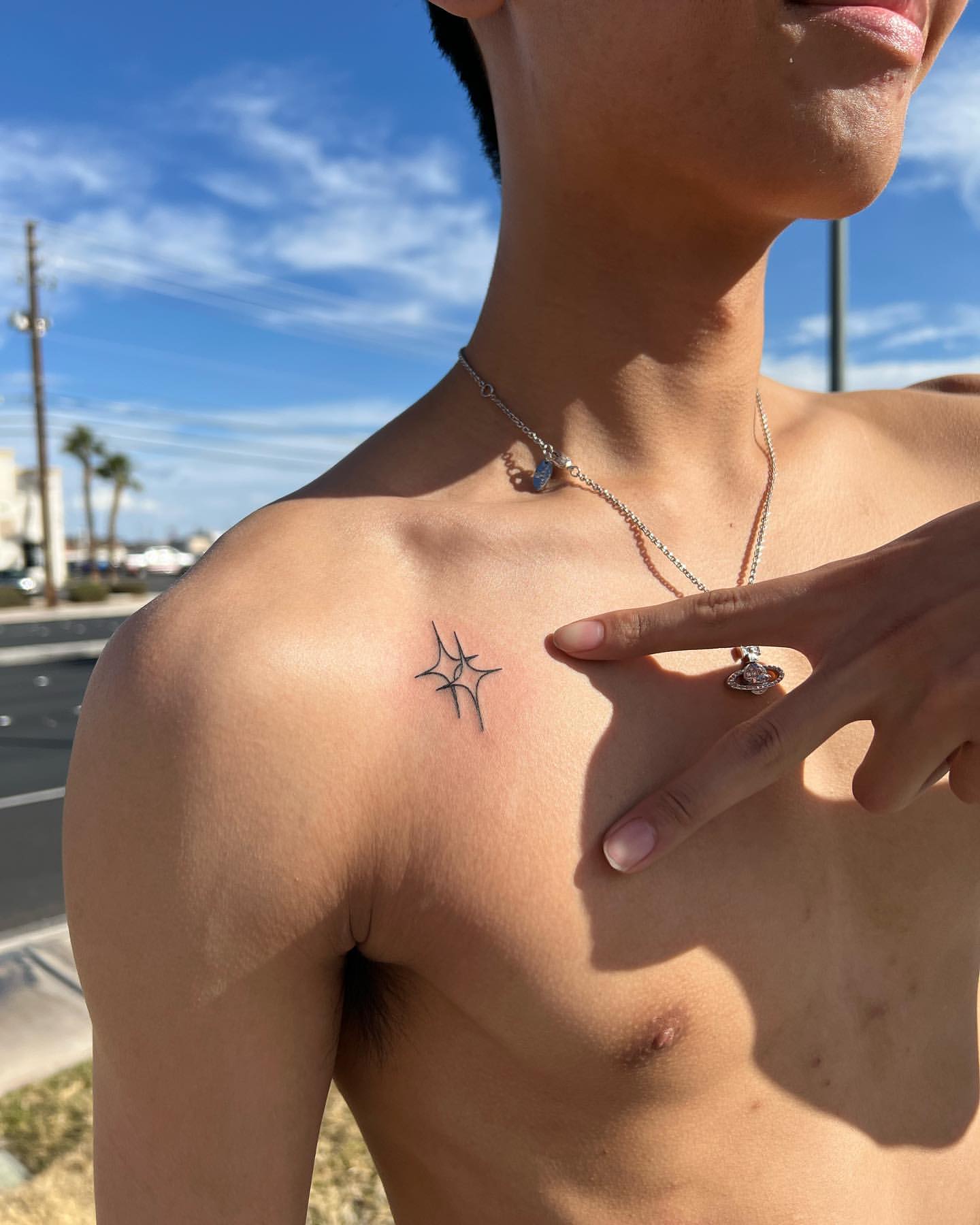 Small Chest Tattoos for Men 20
