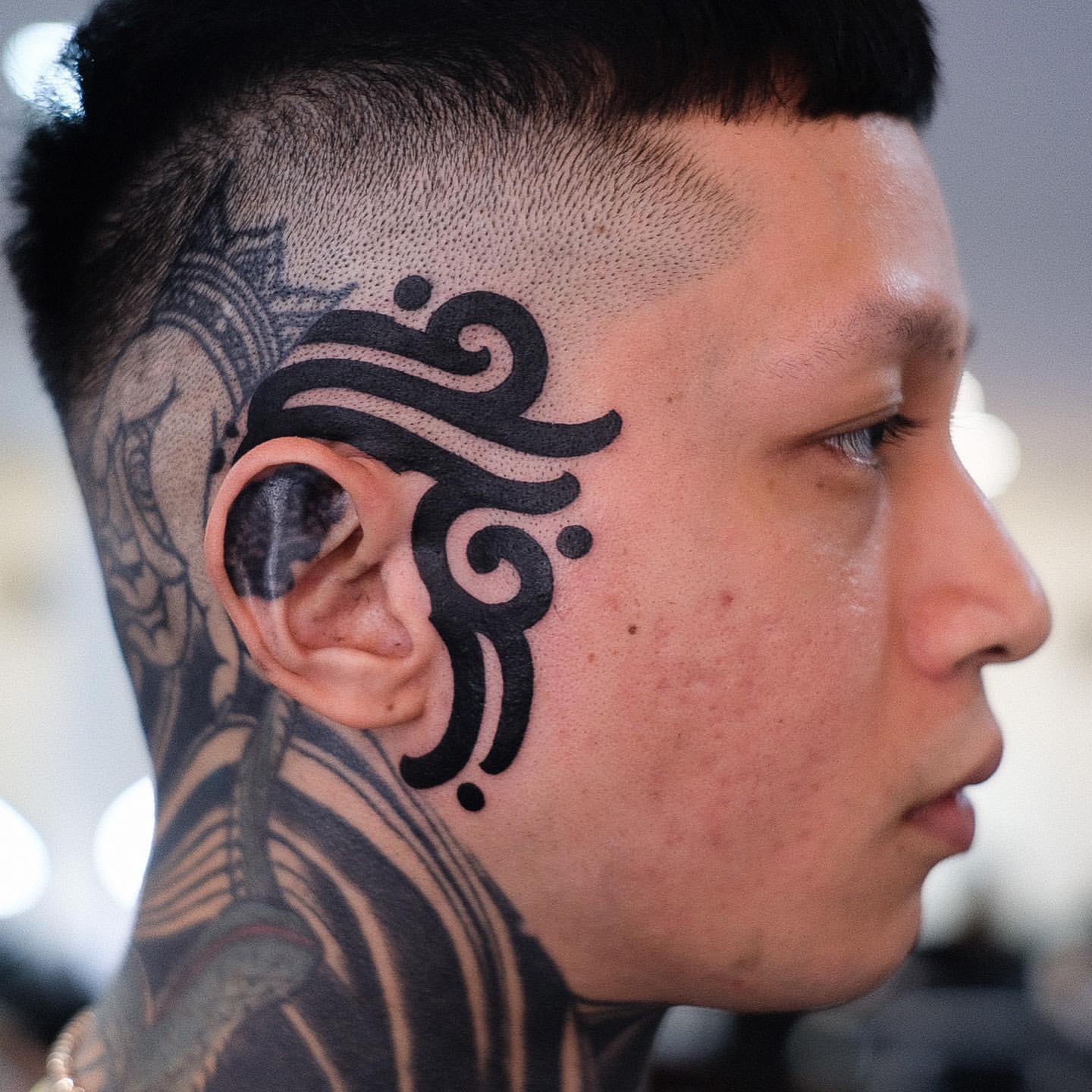 Face Tattoos for Men 16