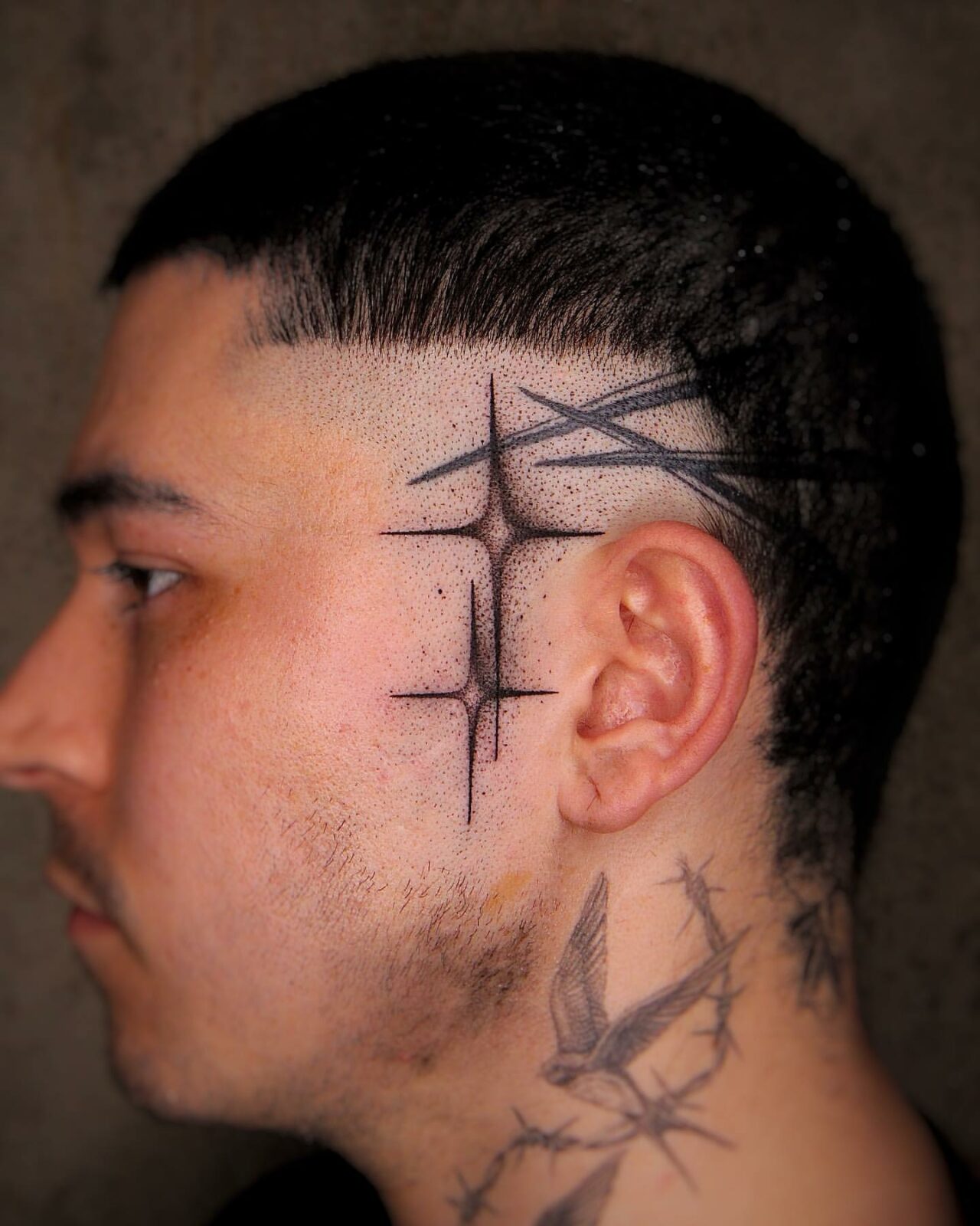 32 Fantastic Face Tattoos for Men in 2023