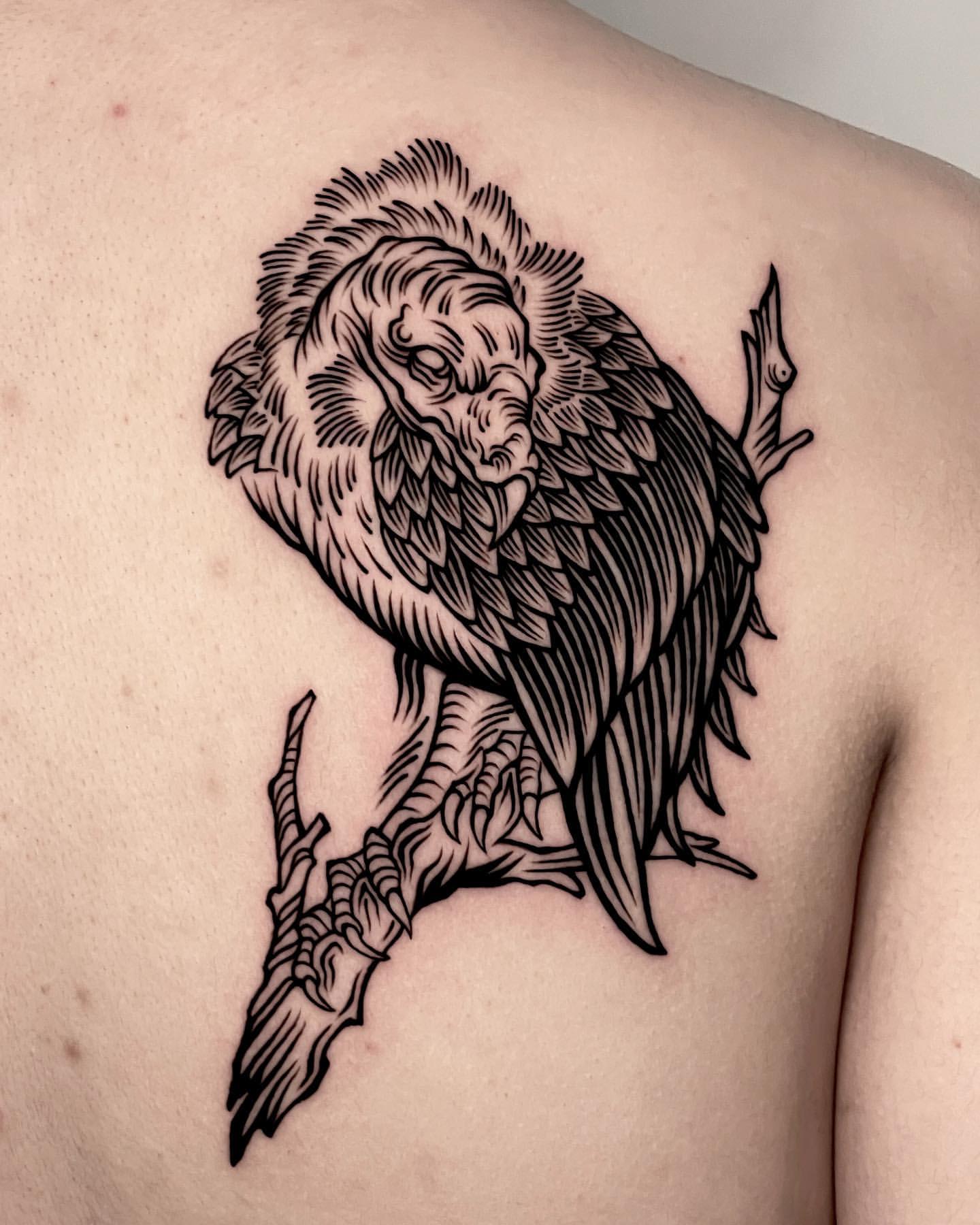 Vulture - Tattoo Abyss Montreal