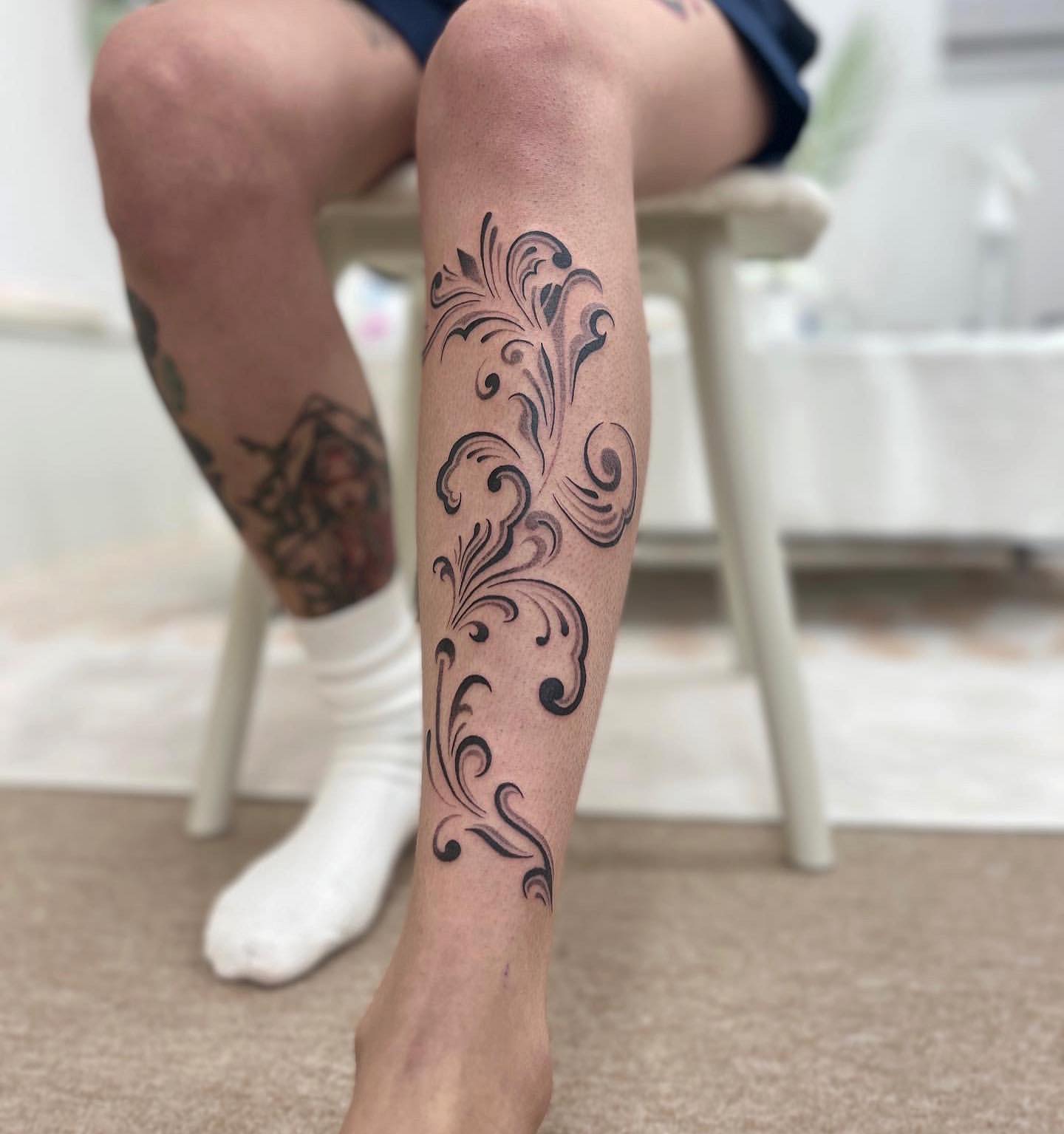 Leg Tattoos for Men 16