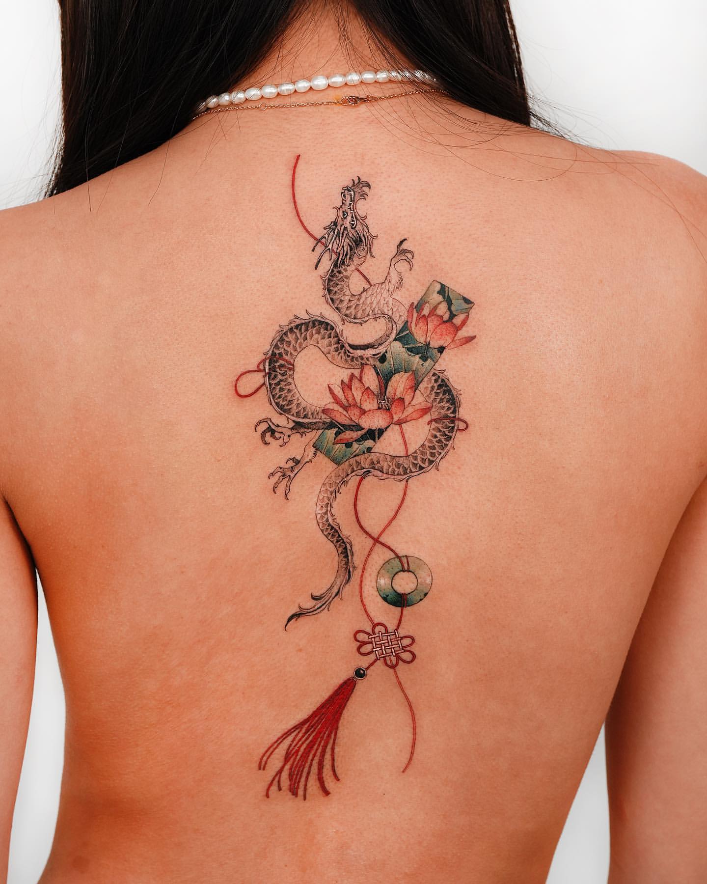 Spine Tattoos for Women 30