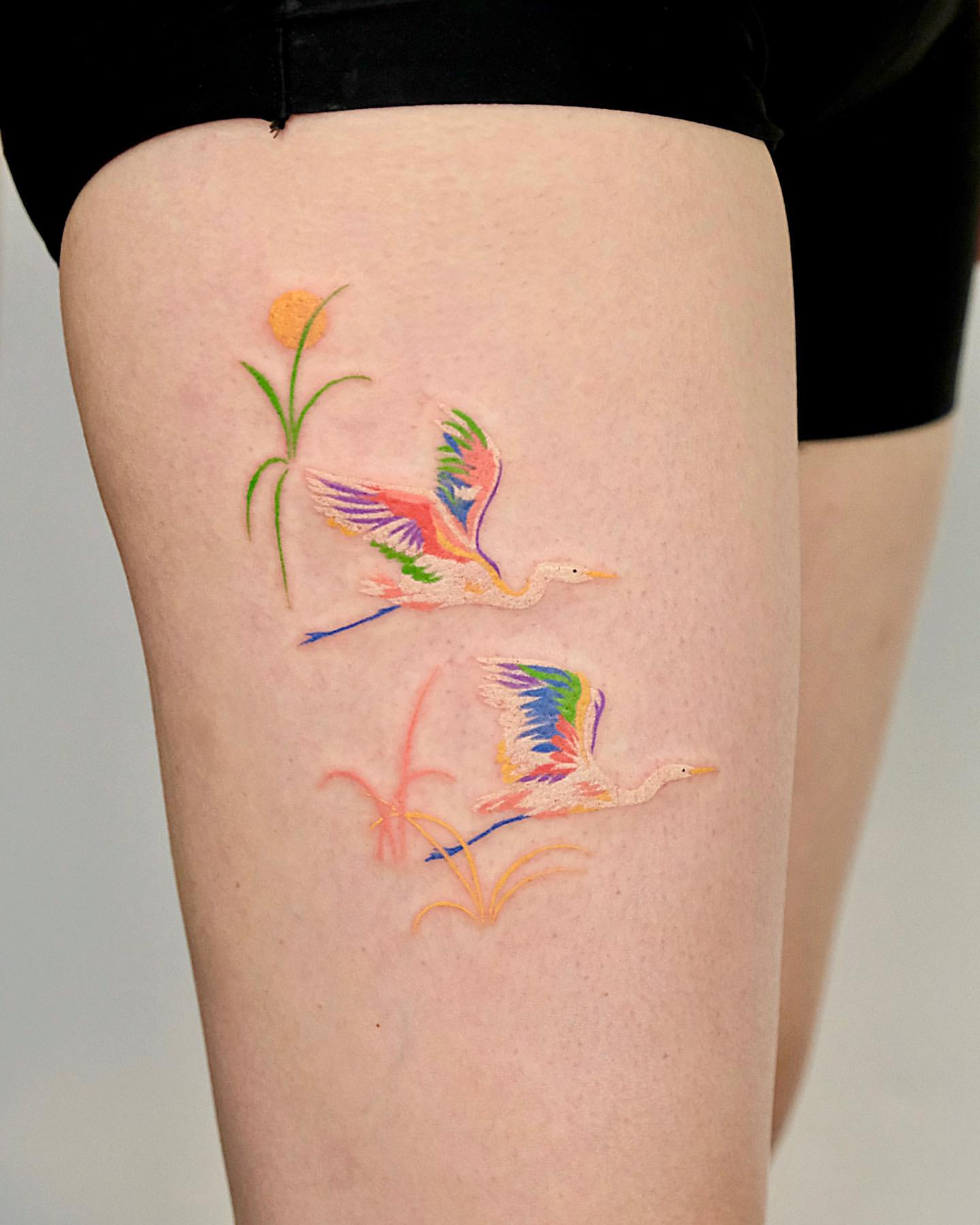 Leg Tattoos for Women 29