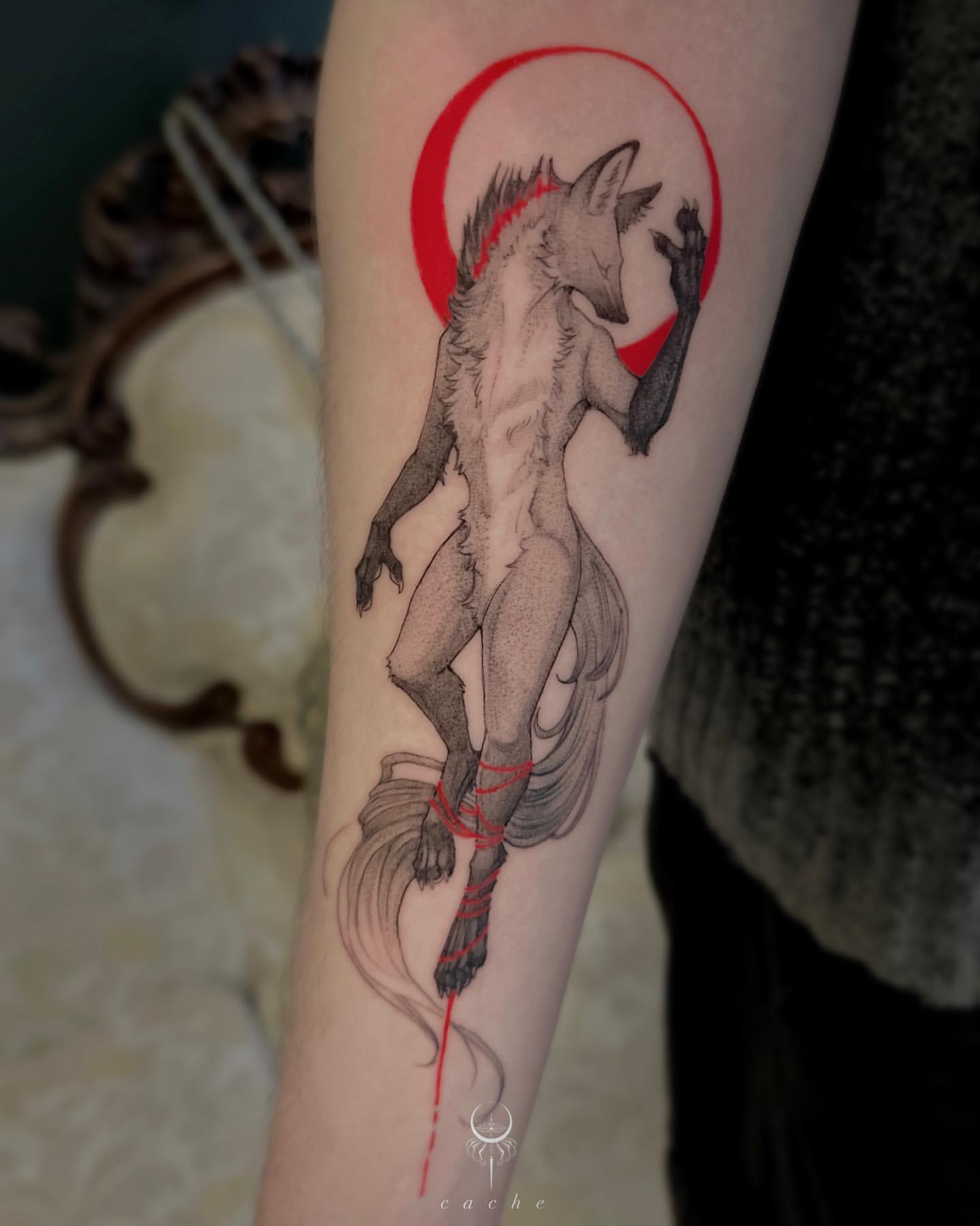 Wolf Tattoos for Men 16