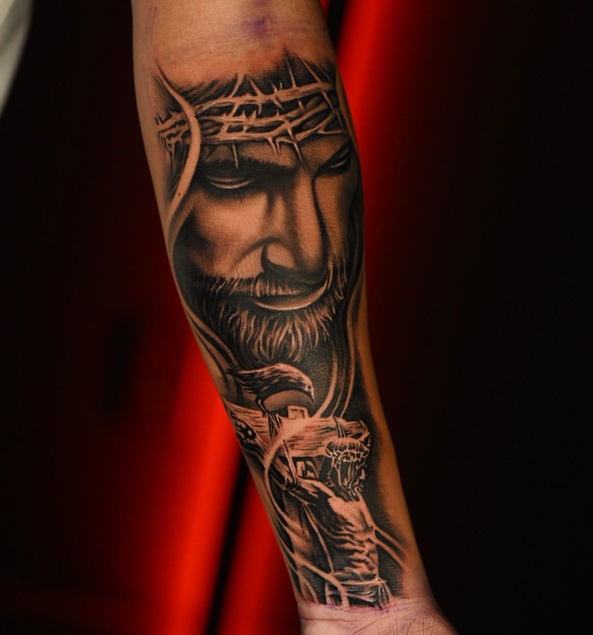 5 x Jesus Christus Kreuz Tattoo - schwarzes Kreuz Tattoo (5) | eBay