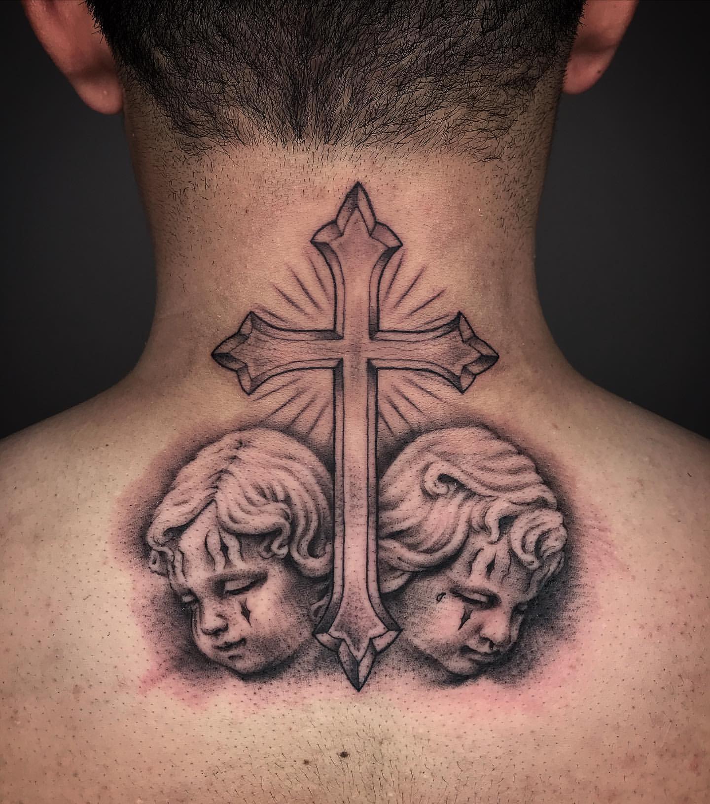 Cross Tattoos for Men 14