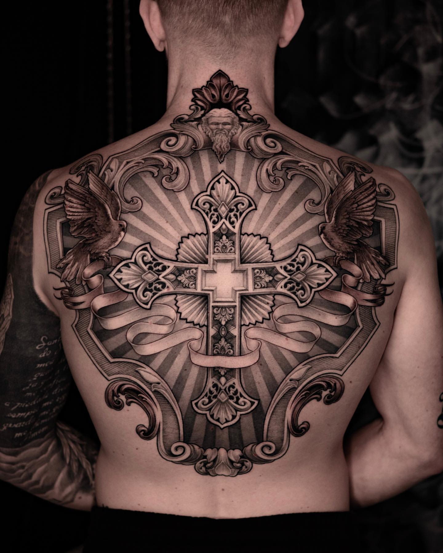 50+ Amazing Christian Tattoos For 2024! | Christian tattoos, Tattoos for  guys, Cross tattoo for men