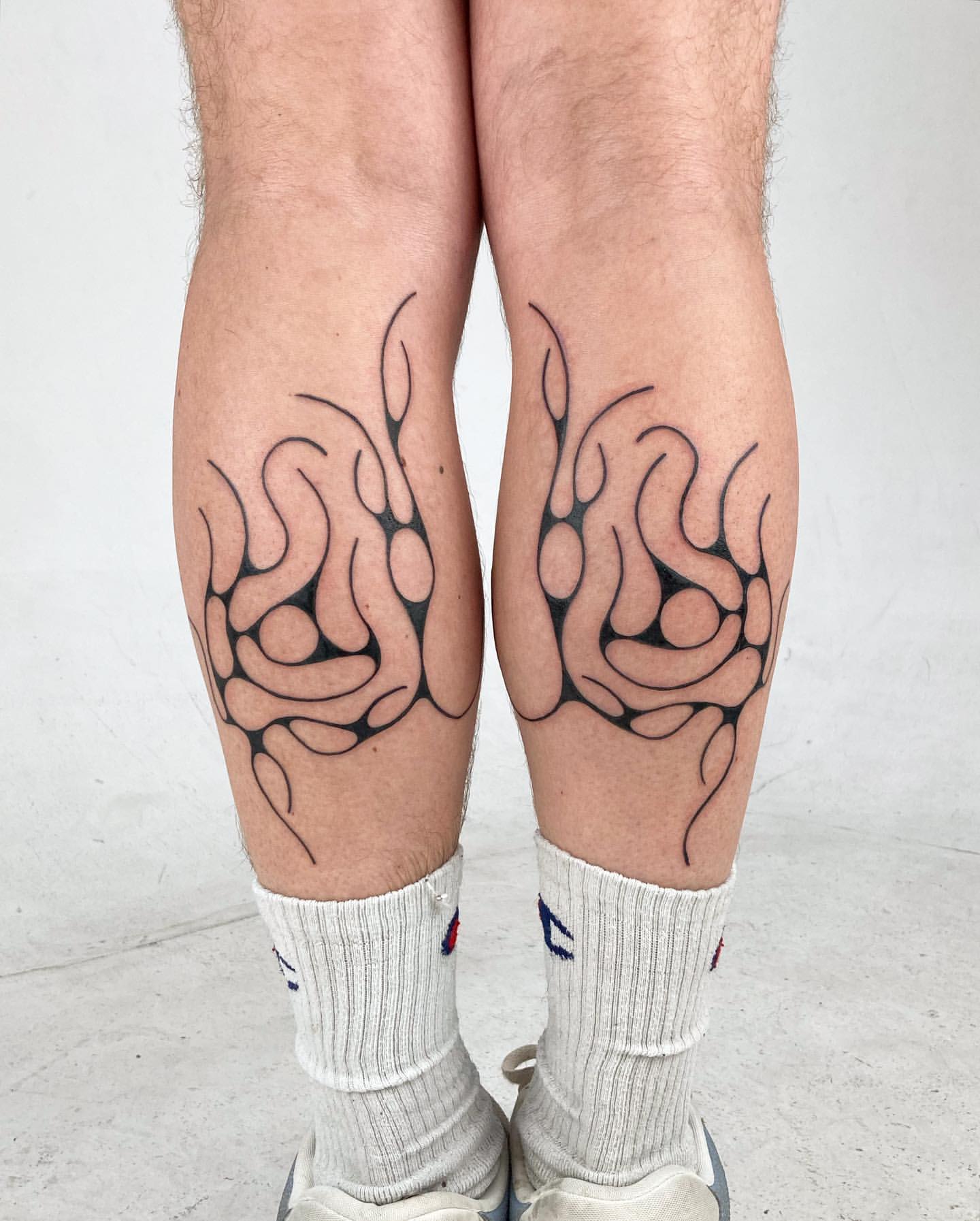 Calf Tattoos for Men 25