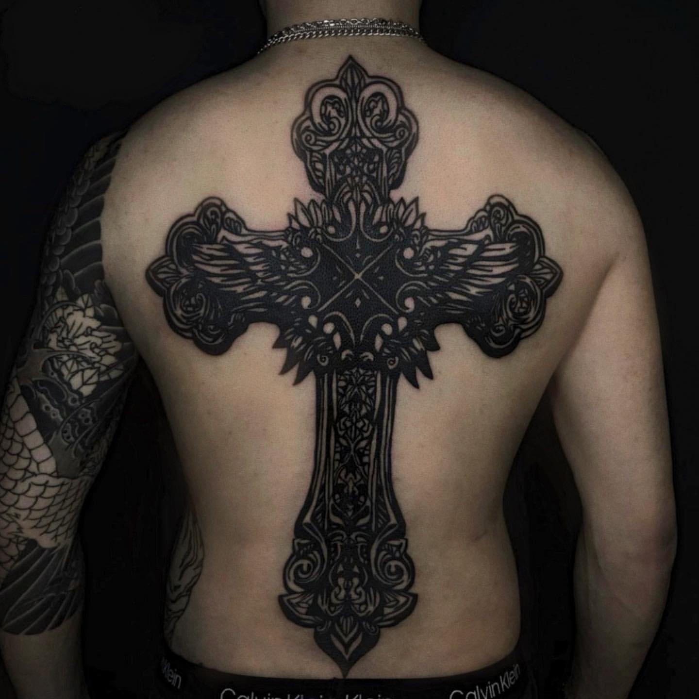 Cross Tattoos for Men 19