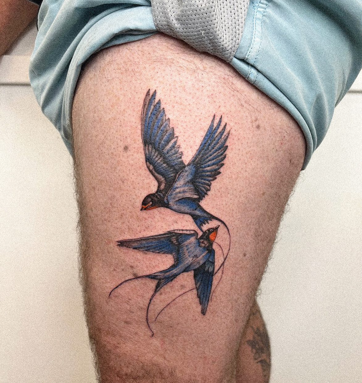 Swallow bird tattoo idea | TattoosAI