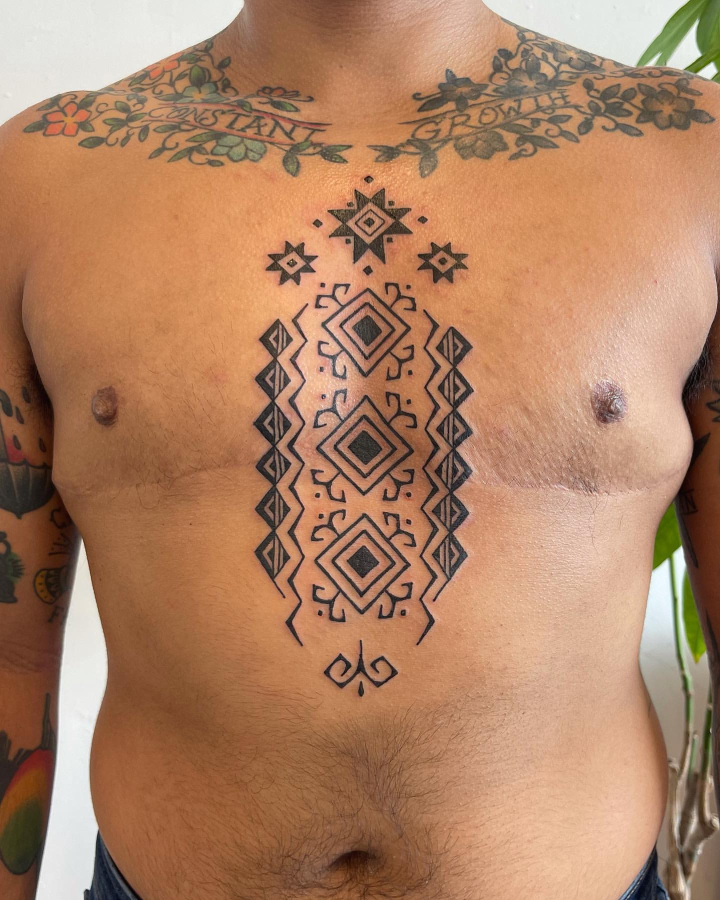 Tribal Rib Tattoo Female