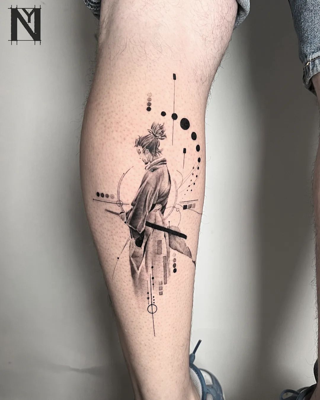 33 Awesome Calf Tattoos for Men in 2024