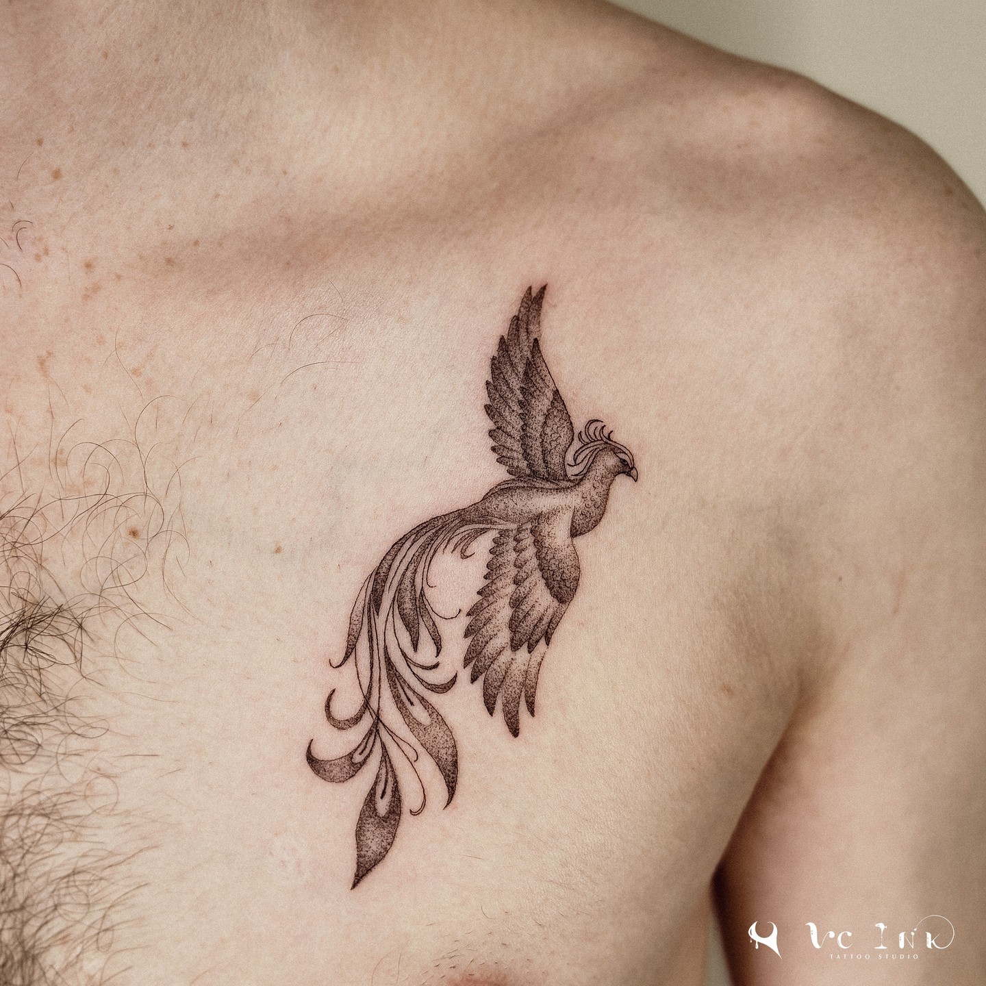 Small Chest Tattoos for Men 27