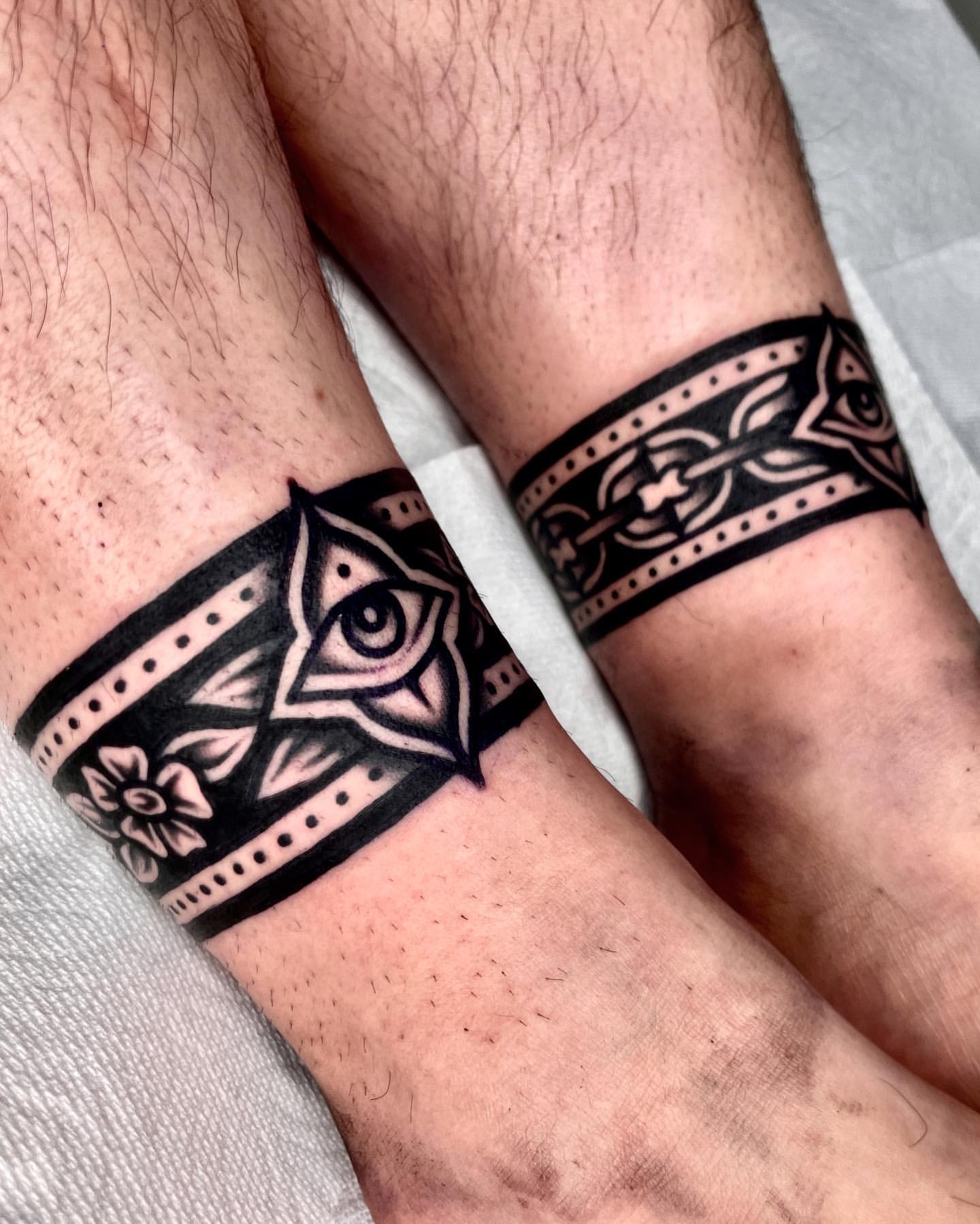Ankle Tattoos for Men 26