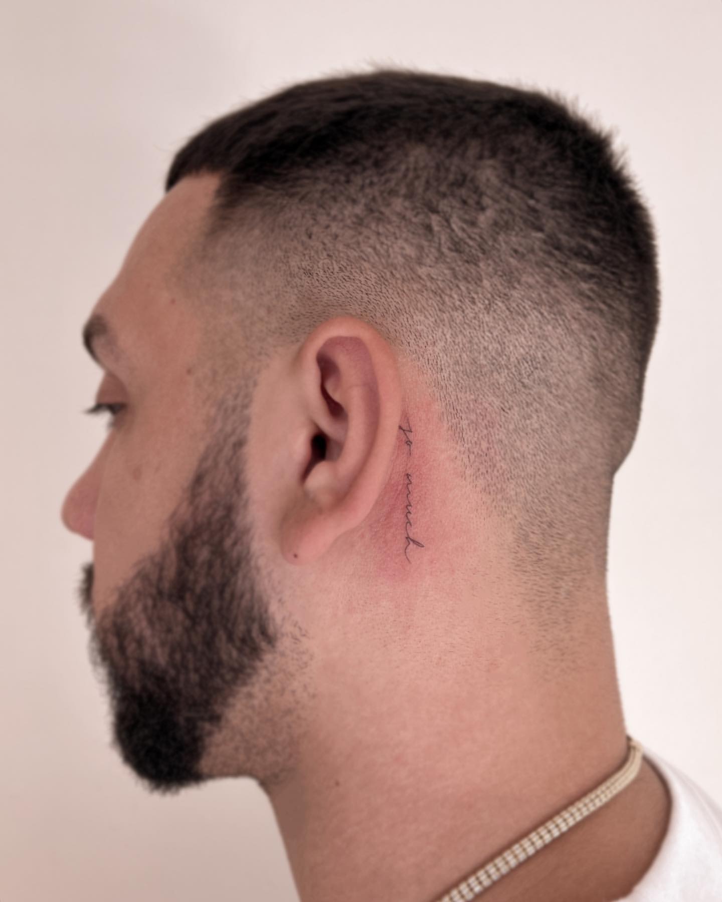Behind the Ear Tattoos for Men 26