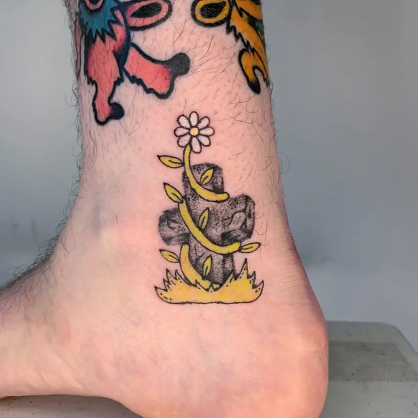 Ankle Tattoos for Men 27