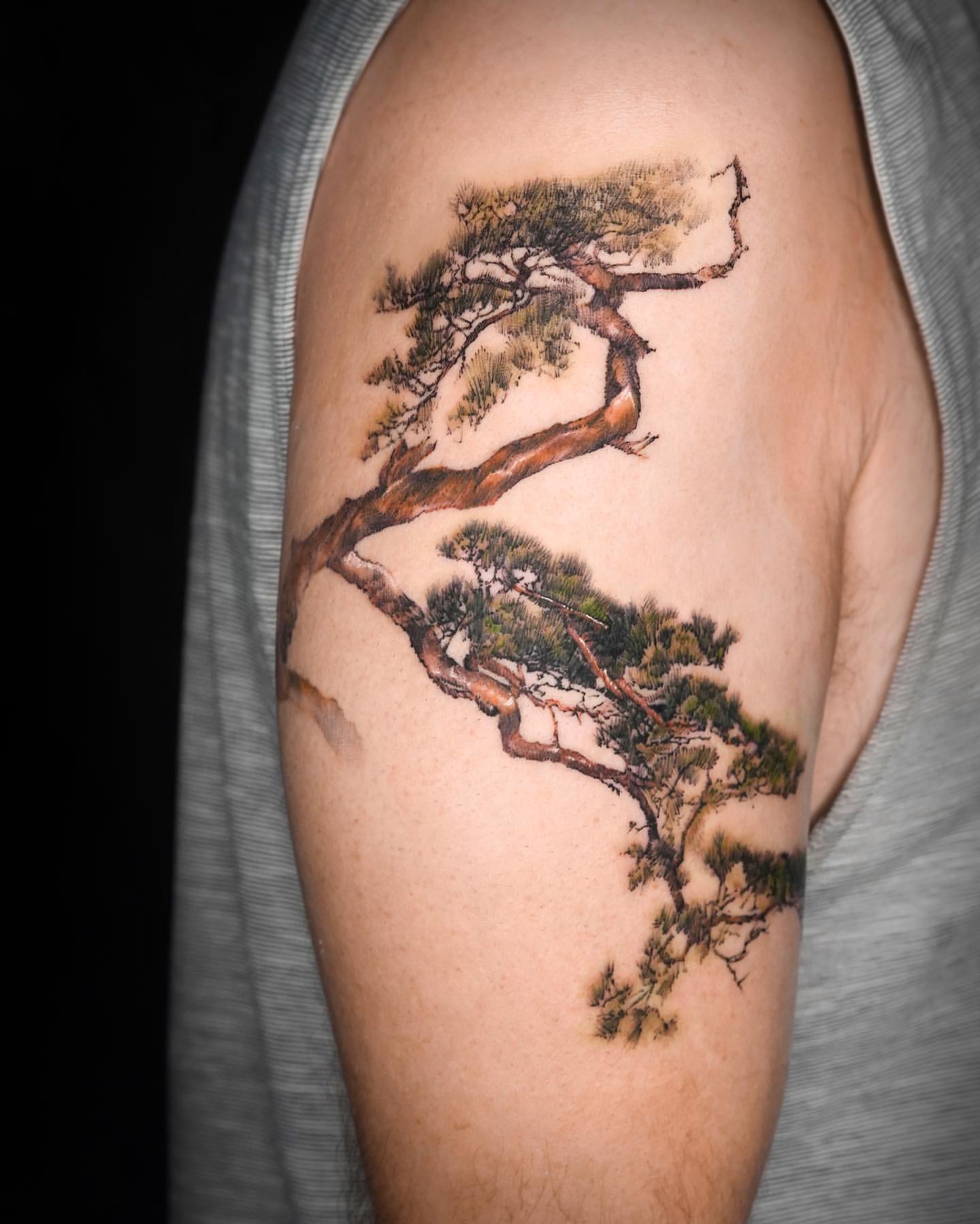 Tree Tattoos for Men 23